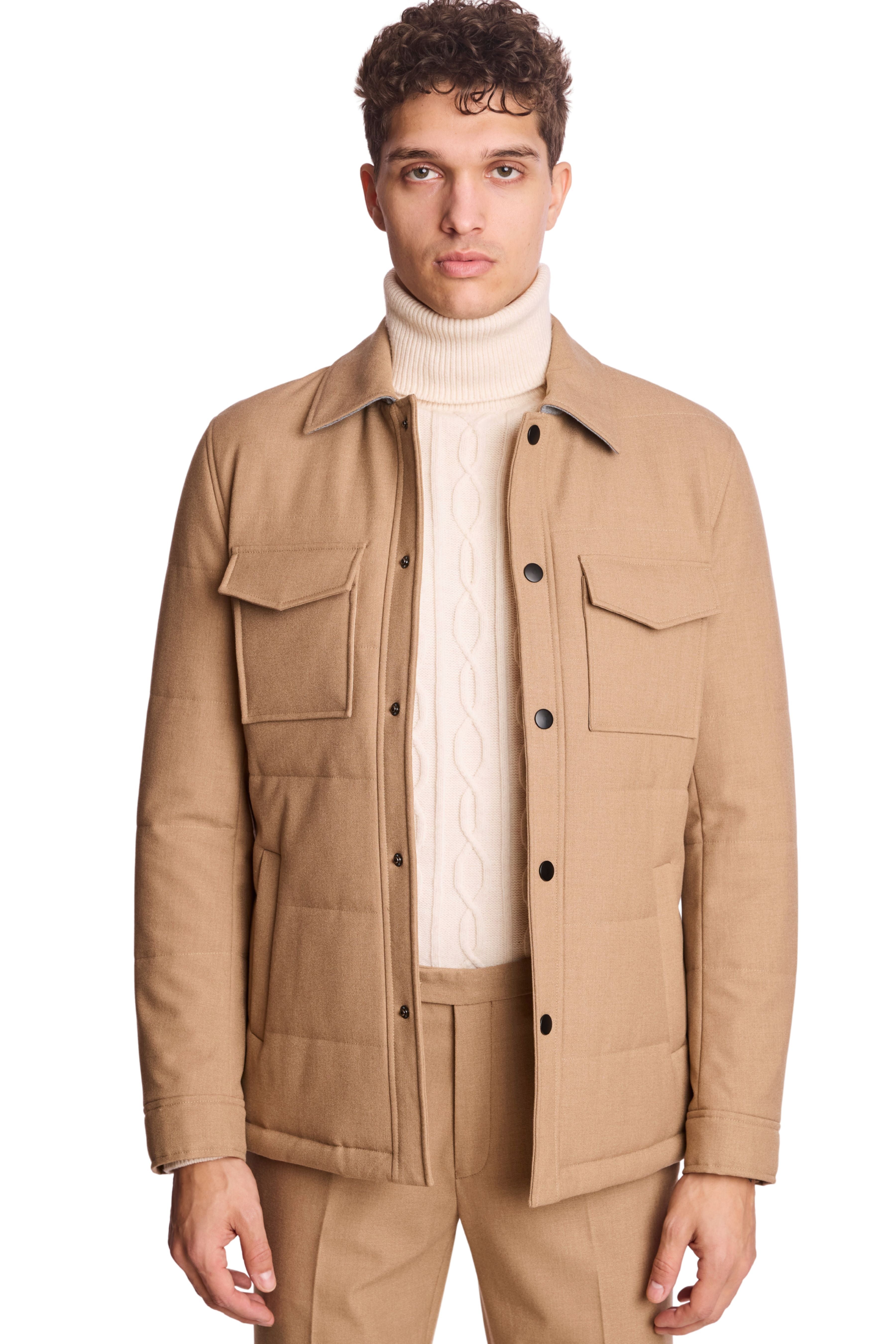 Quincy Quilted Jacket - Light Camel