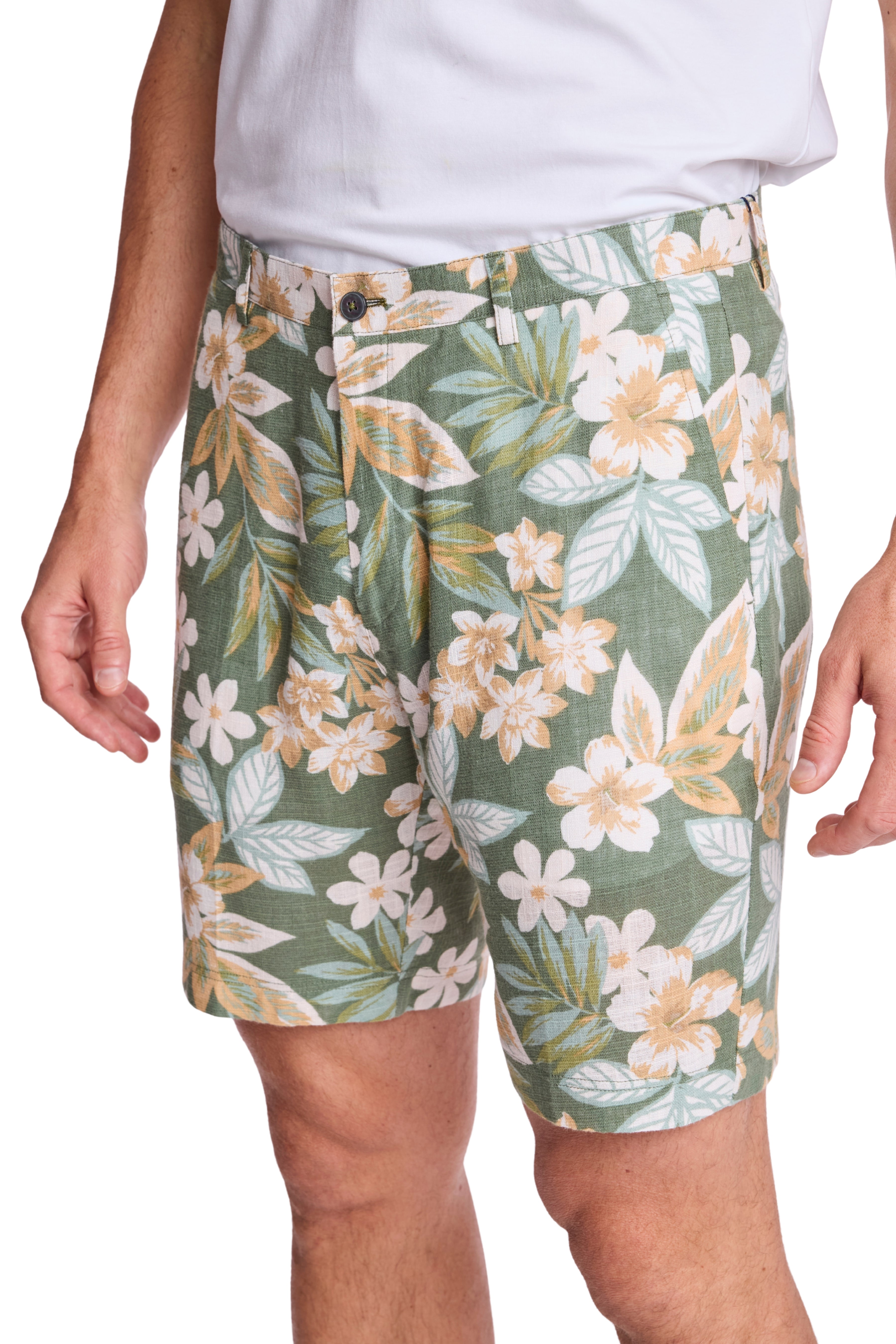 Felix Shorts - slim - Emerald Floral
