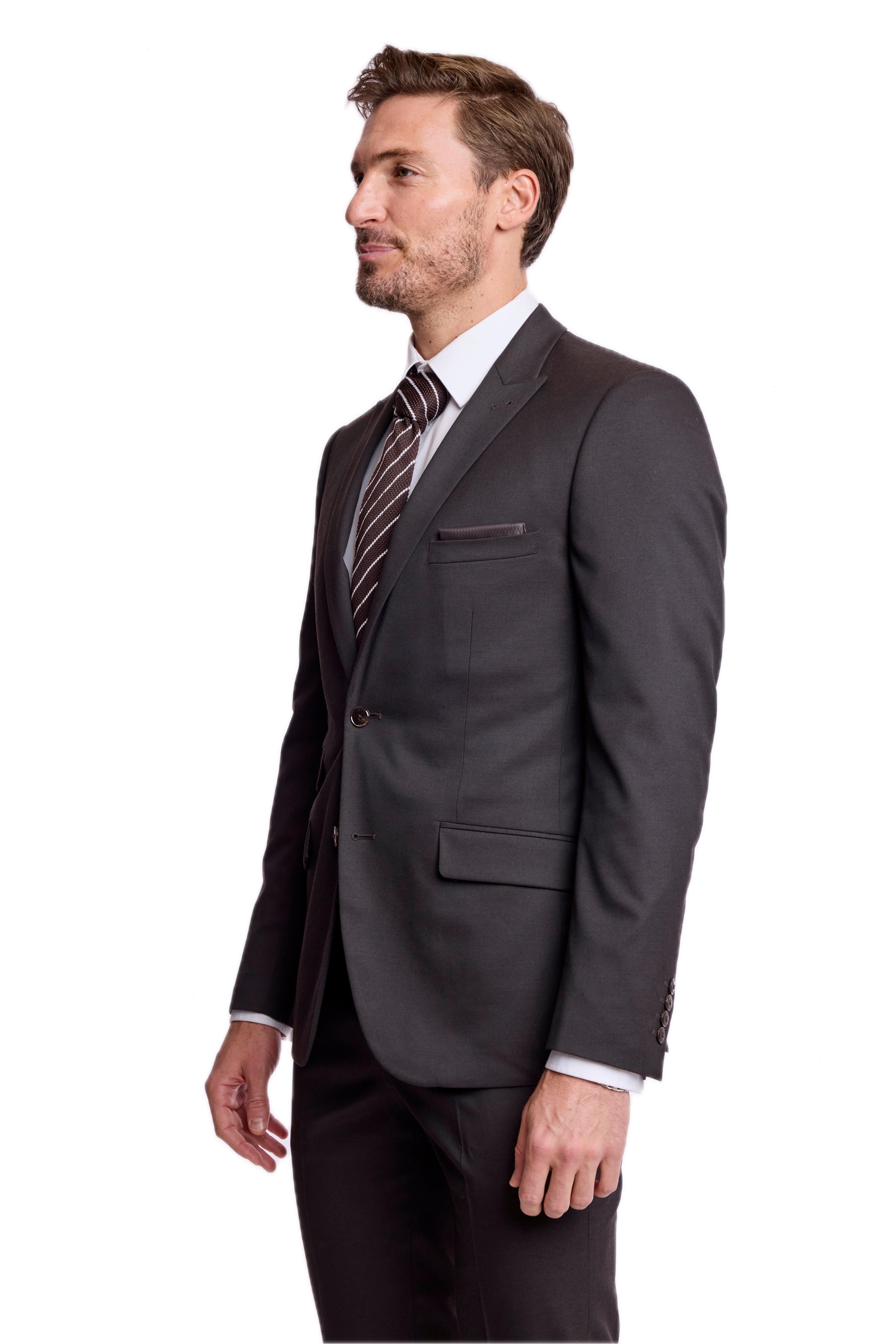 Ashton Peak Jacket - slim - Dark Chocolate