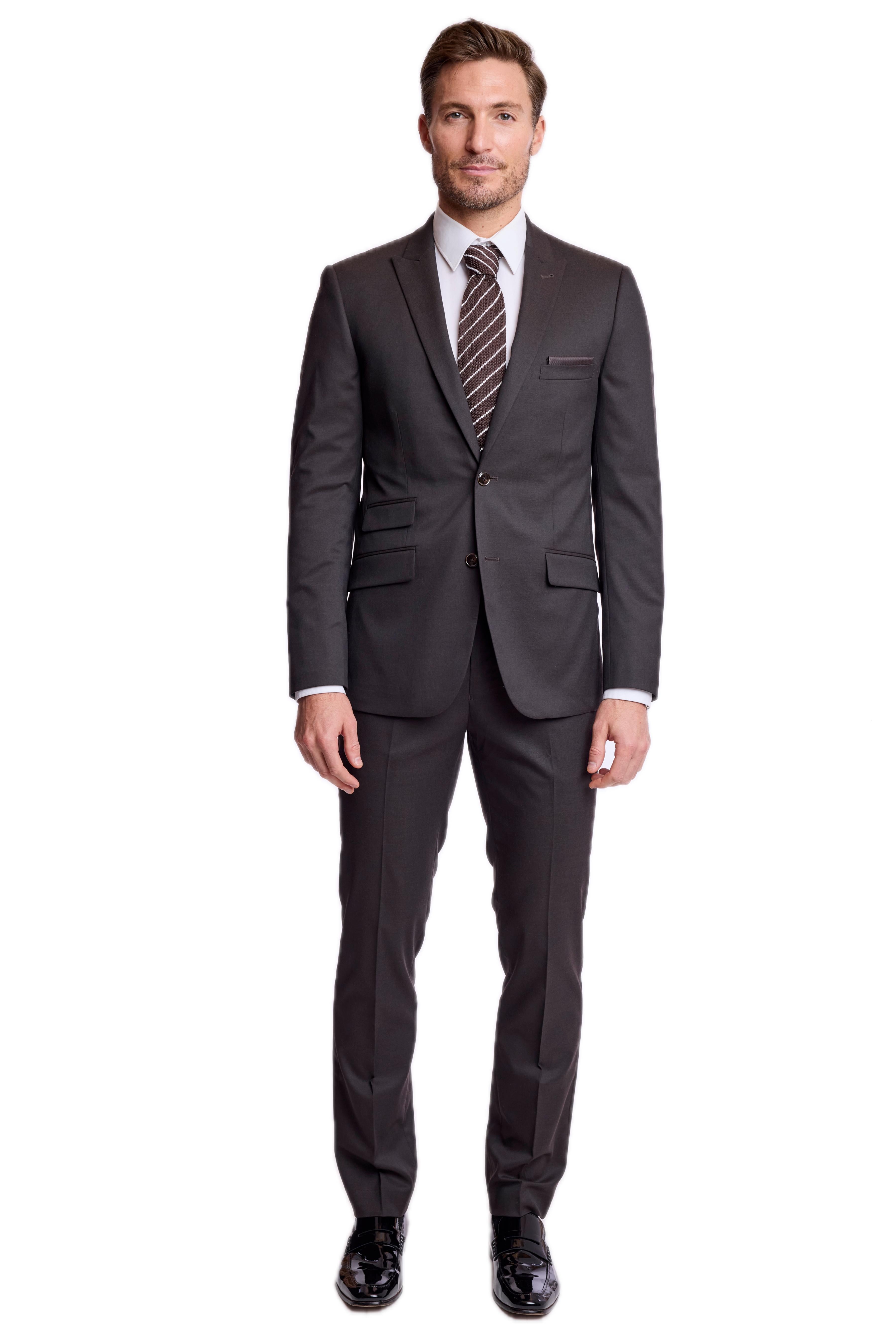 Ashton Peak Jacket - slim - Dark Chocolate