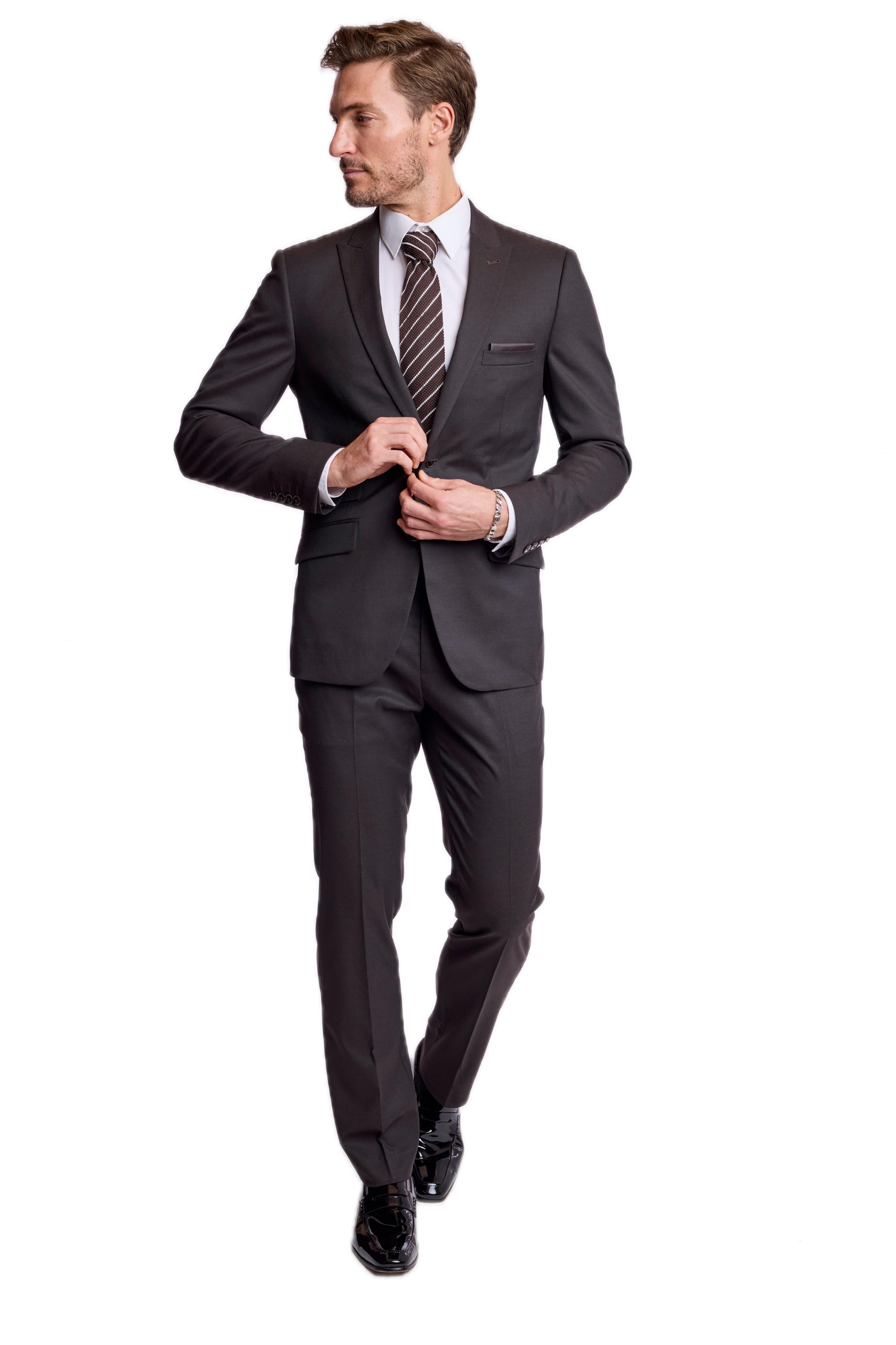 Ashton Peak Jacket - slim - Dark Chocolate