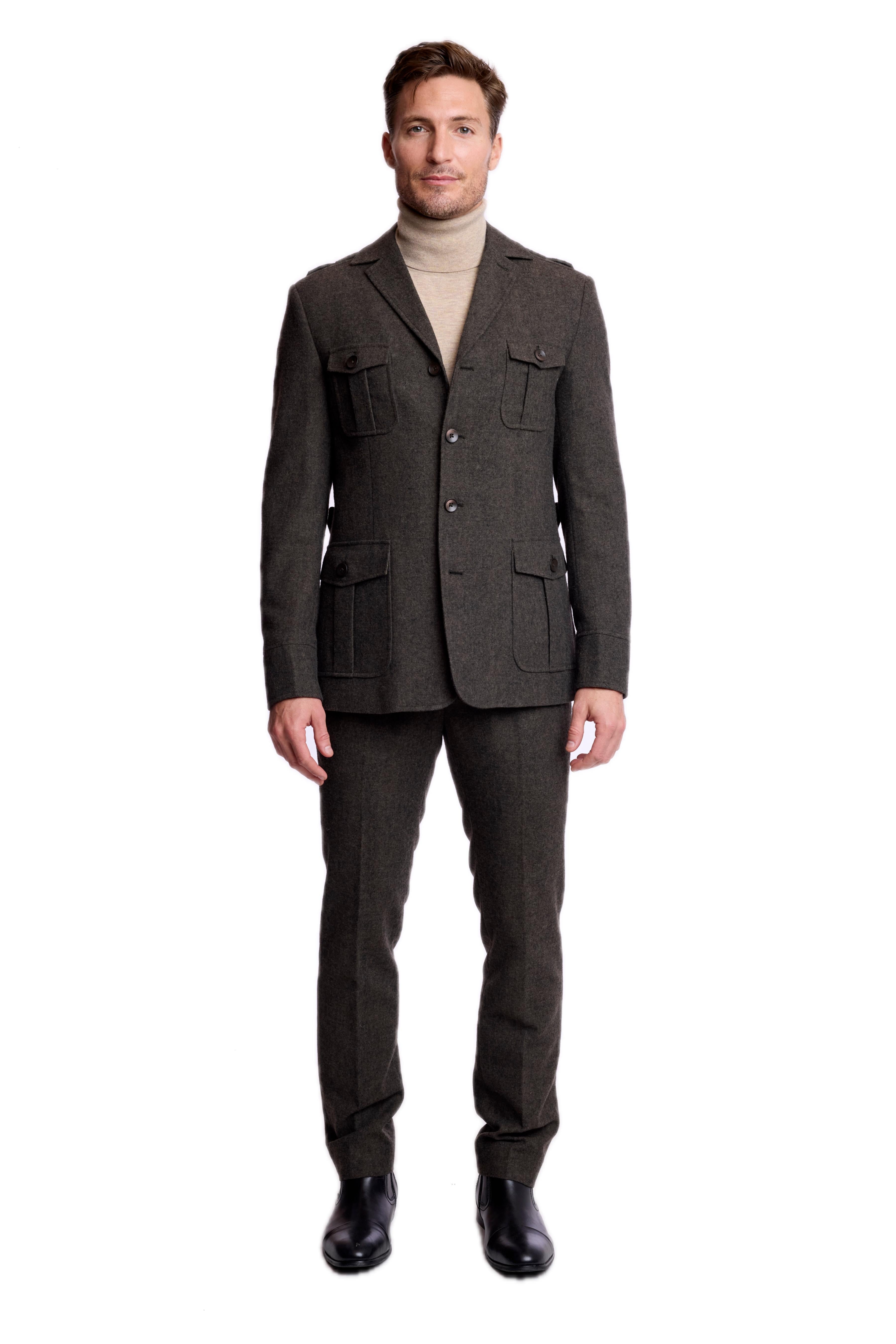 Downing Pants - Olive Tweed
