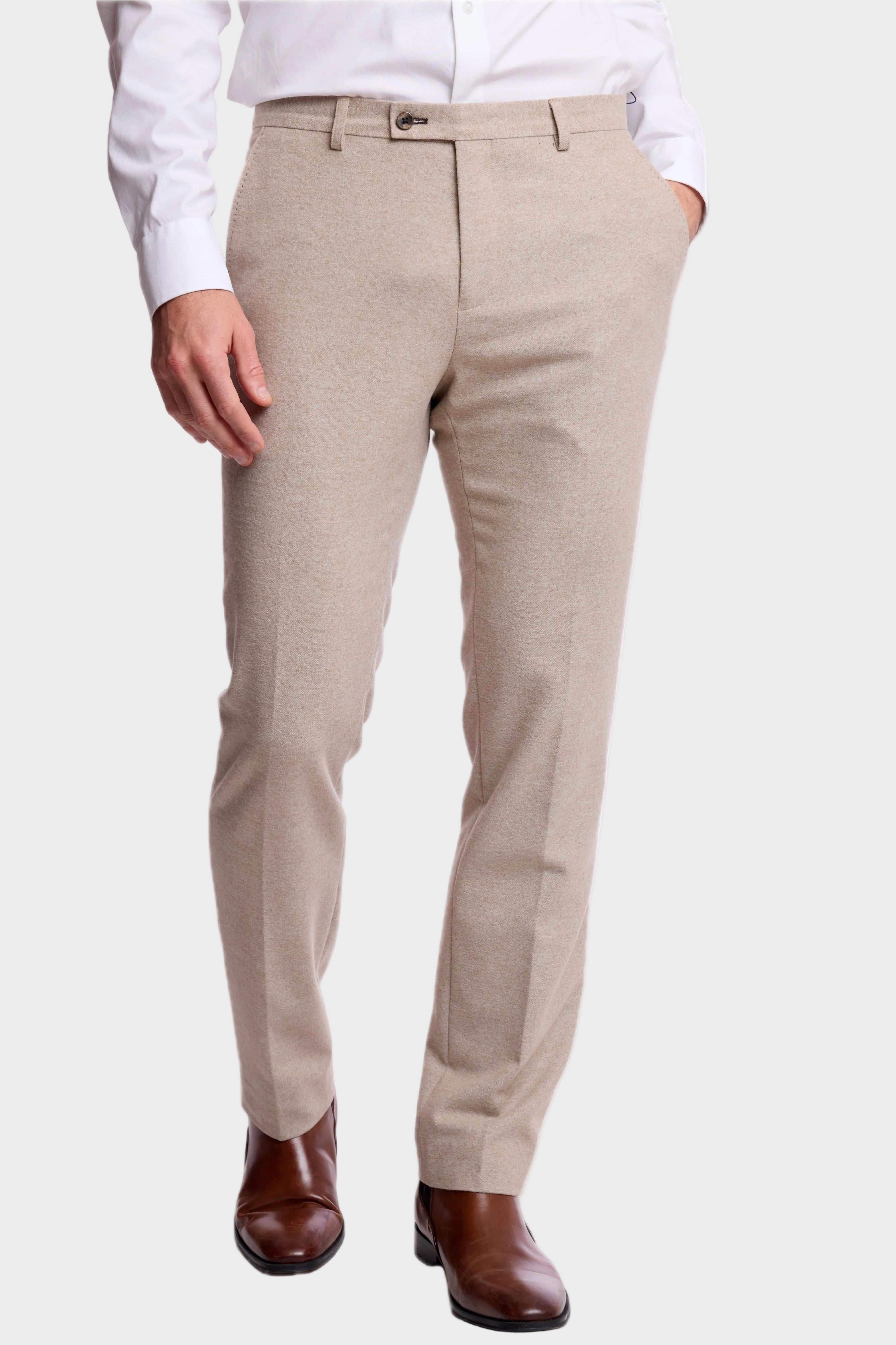 Downing Pants - slim - Latte