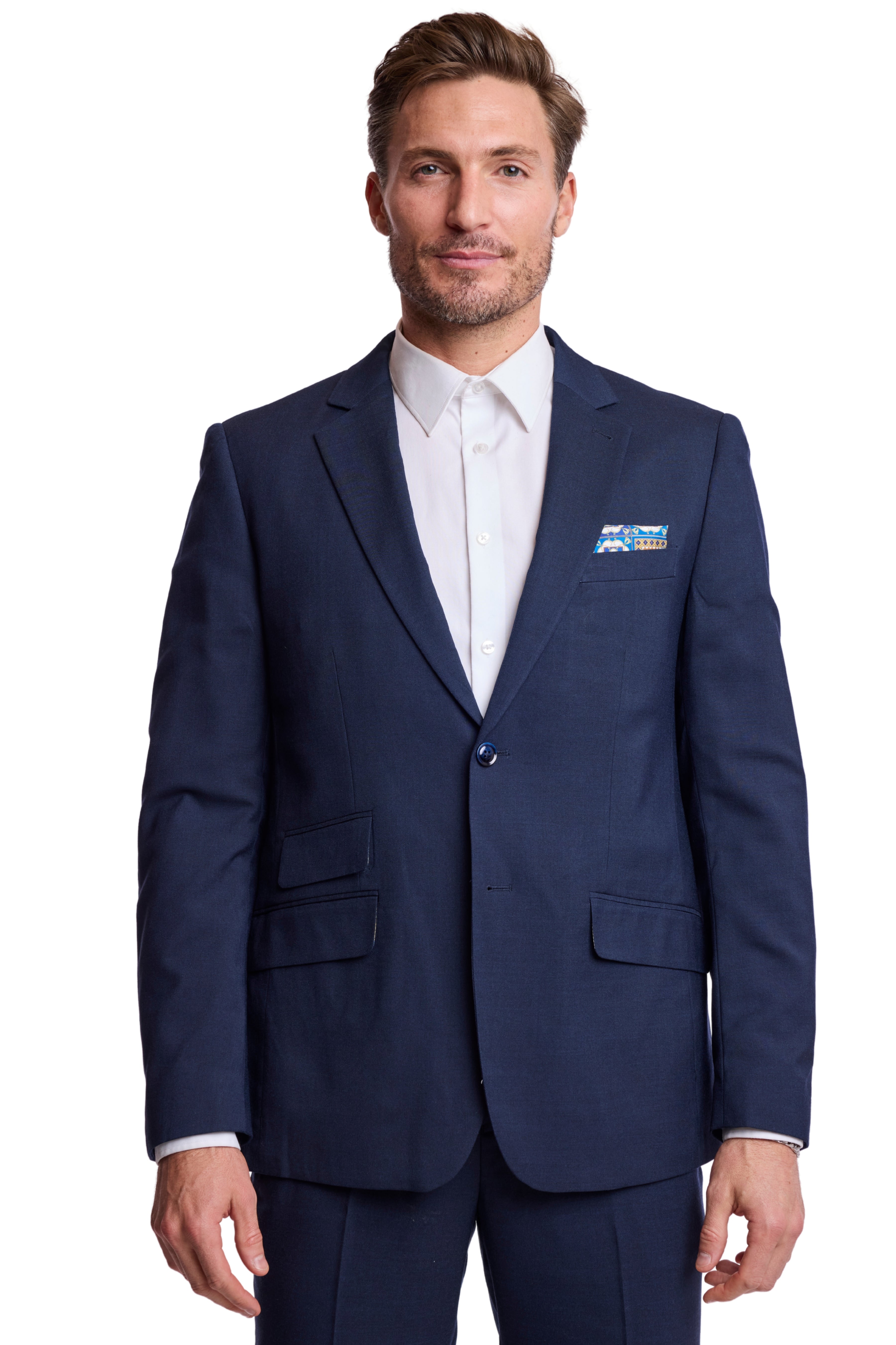 Modern Fit - Dover Notch Jacket - Naval Blue