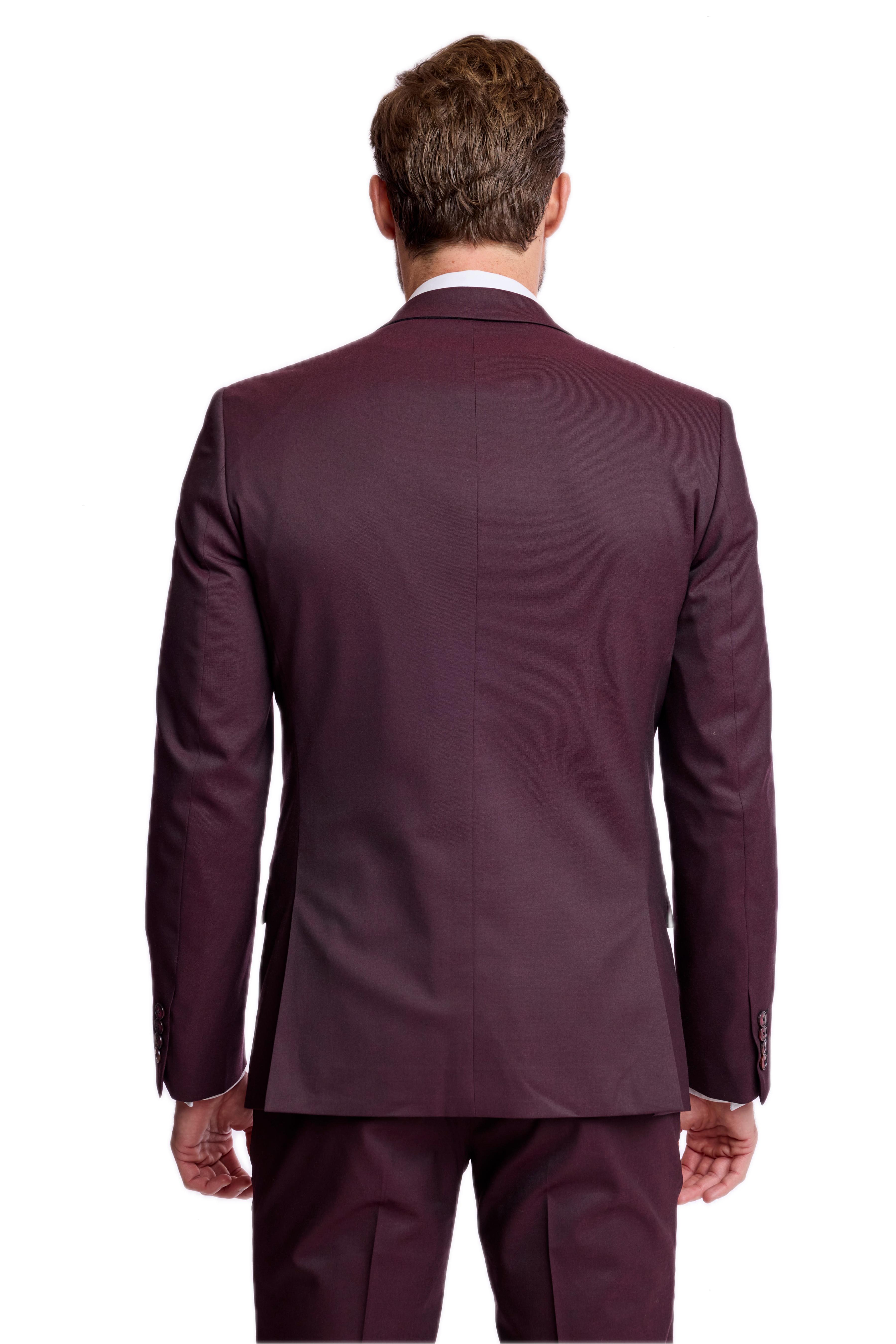 Ashton Peak Jacket - slim - Deep Burgundy