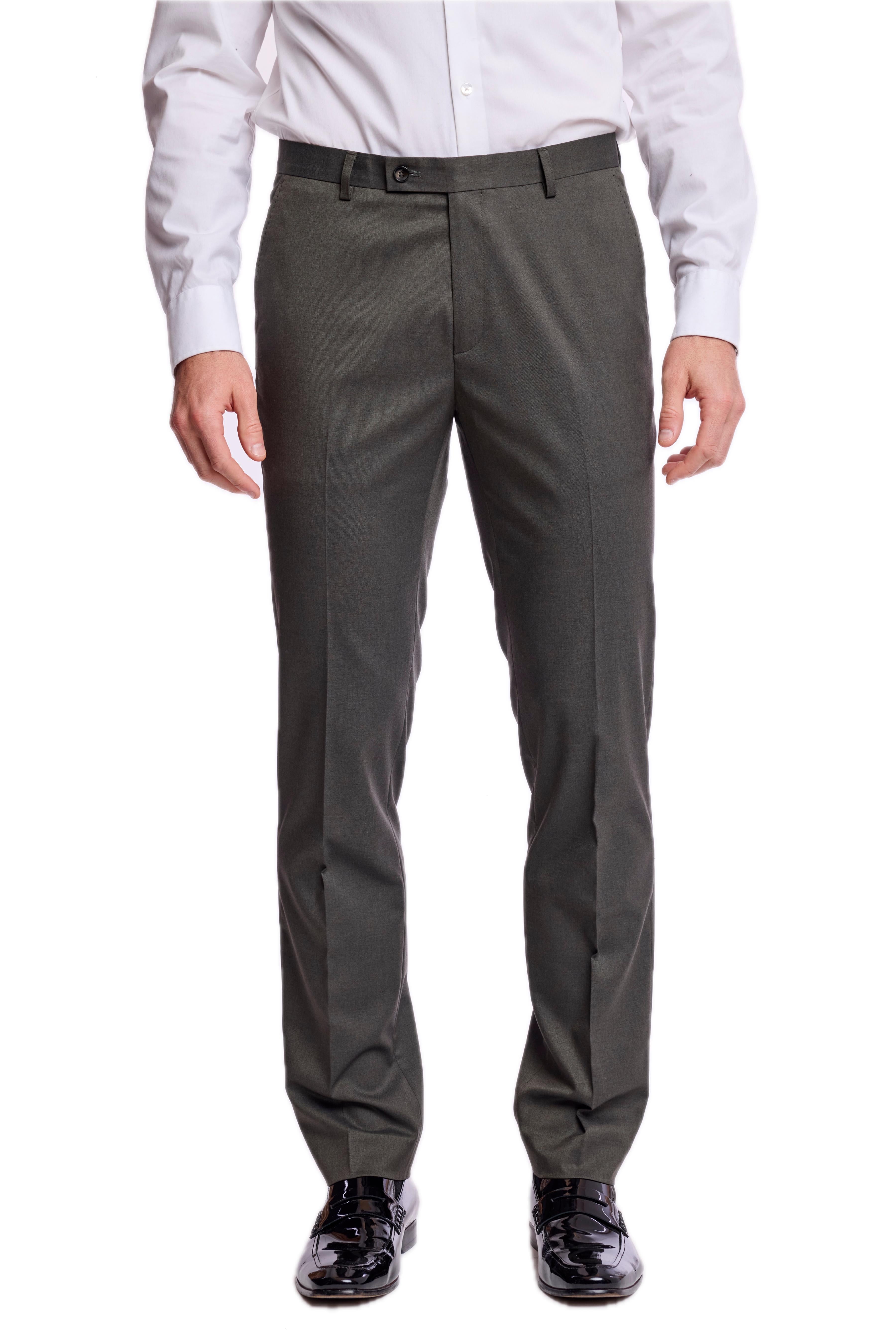 Downing Pants - slim - Dark Olive Green