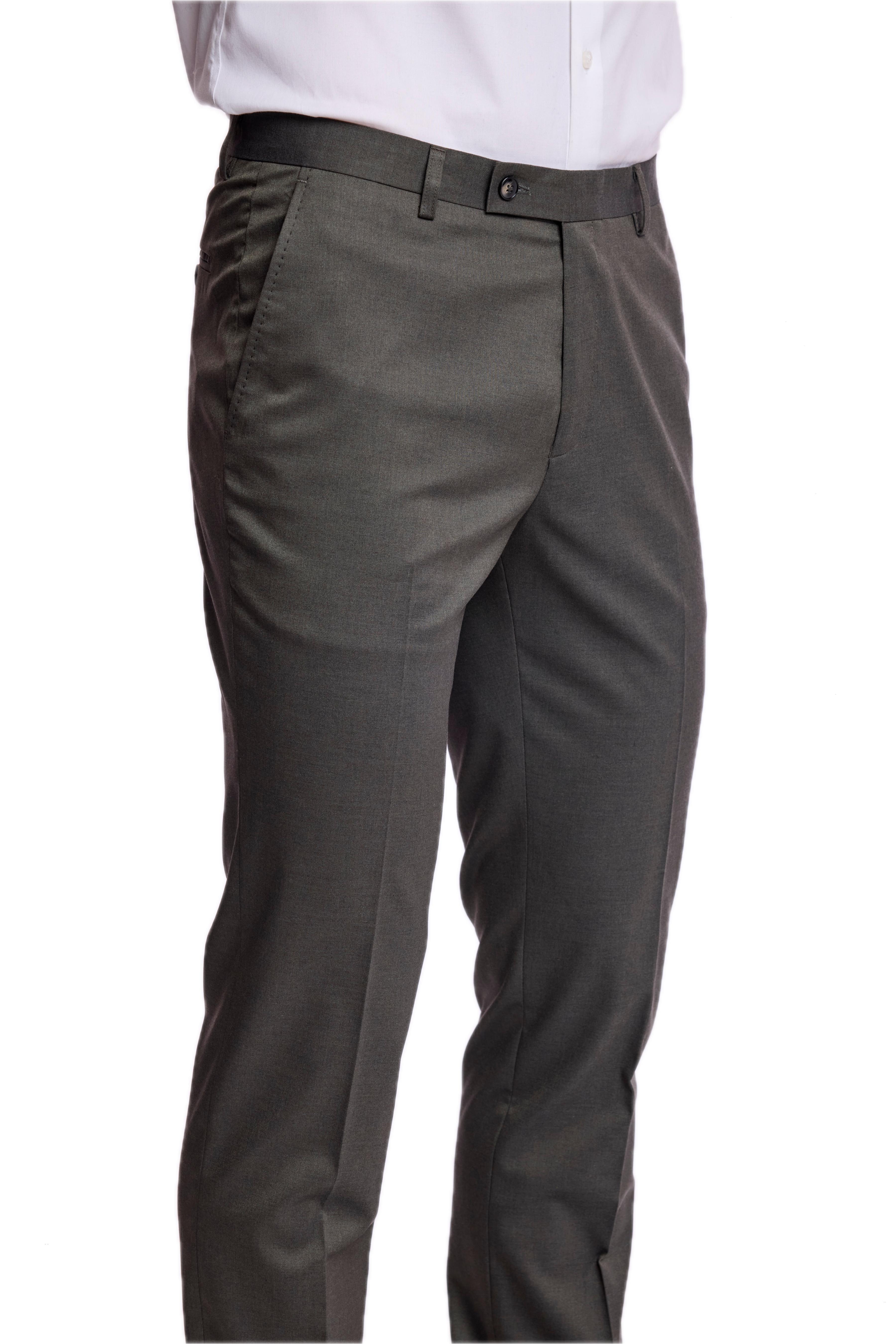 Downing Pants - slim - Dark Olive Green