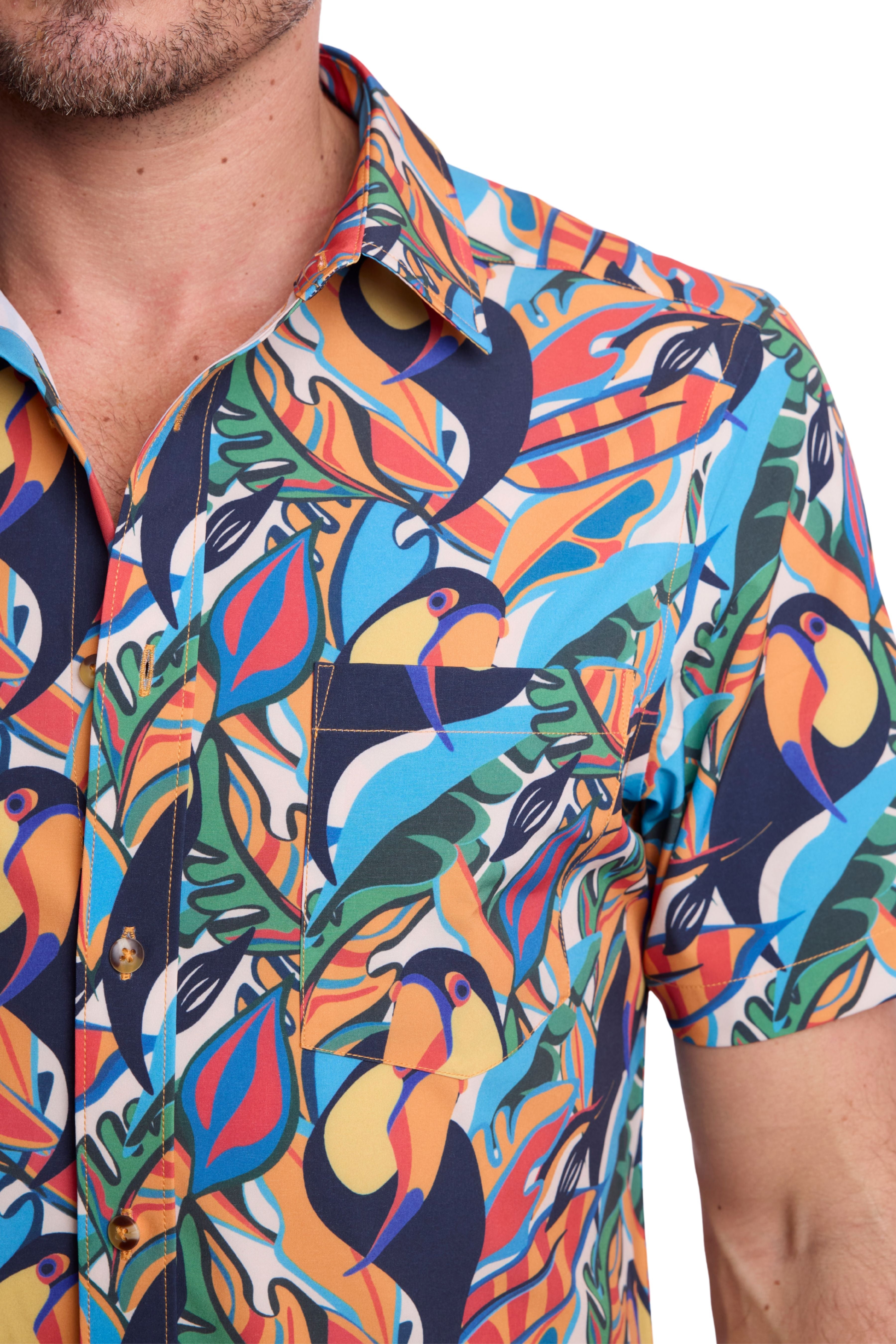 Gilby Swim Shirt - Toucan Multi