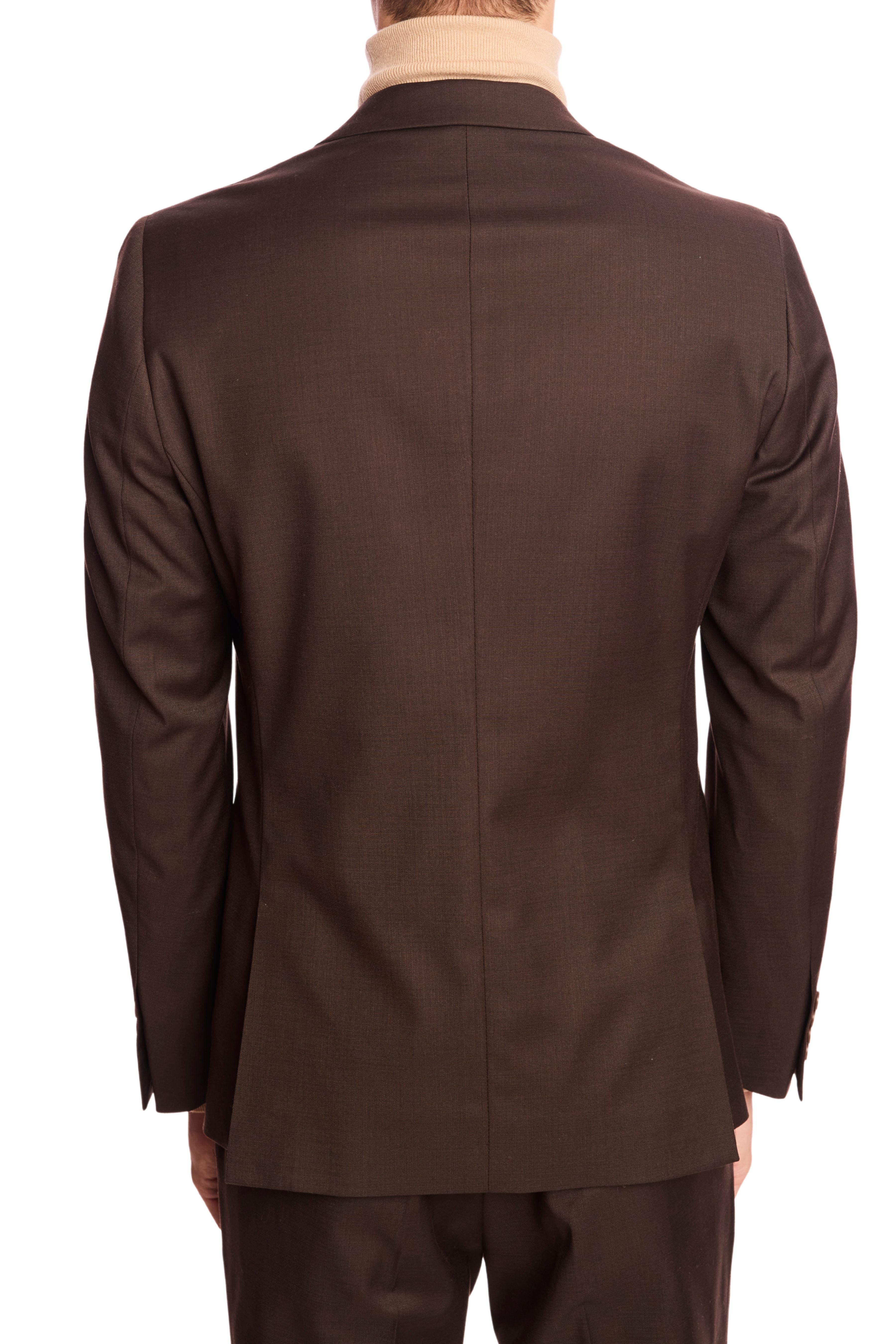 Dover Notch Jacket - slim - Dark Chocolate