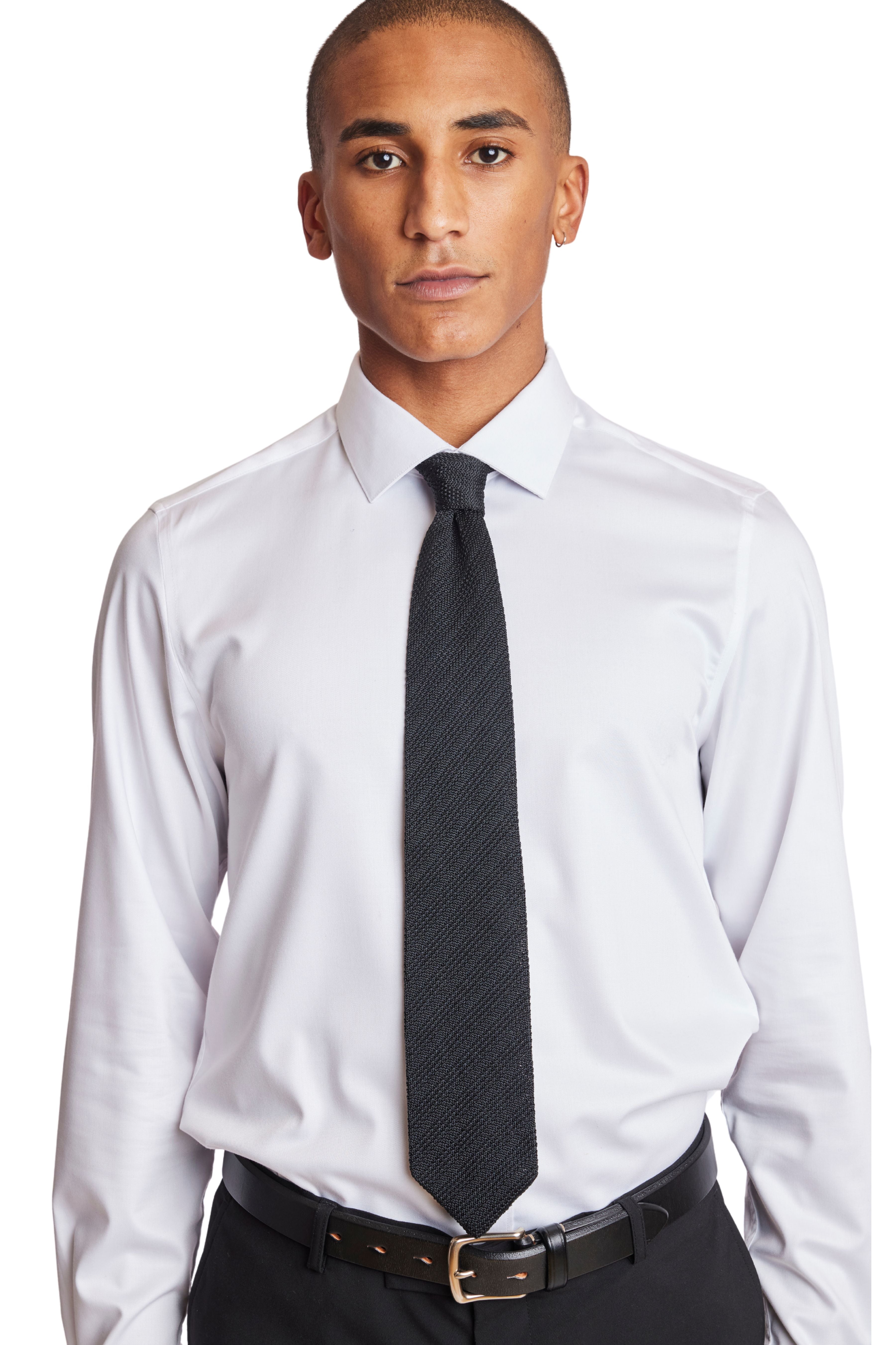 Stanley Knit Tie - Black