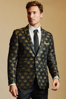  Grosvenor Peak Tux Jacket - slim - Black Bees