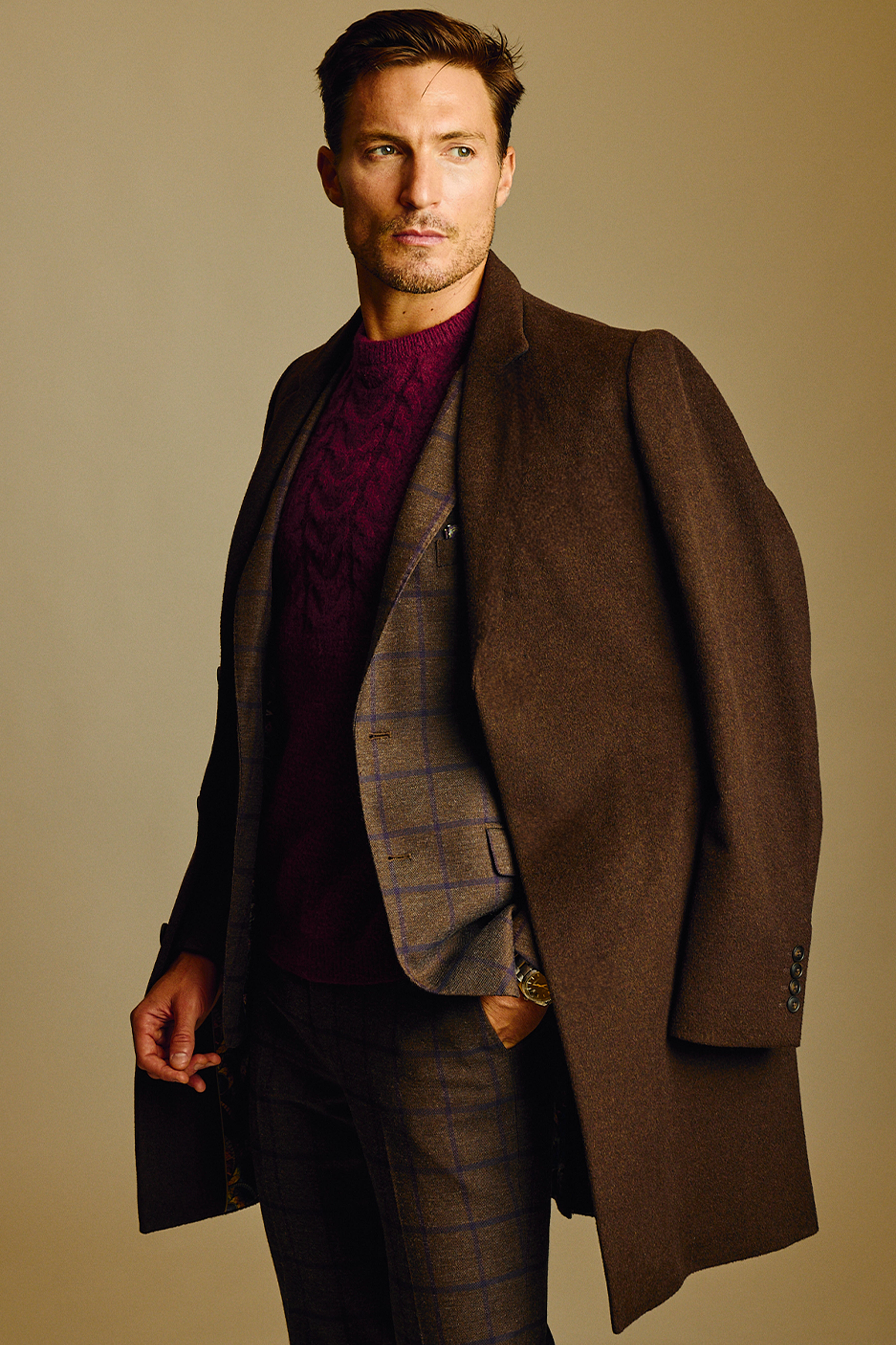 Topper Coat - Chocolate Brown