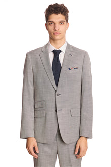  Modern Fit - Dover Notch Jacket - Light Grey Shark