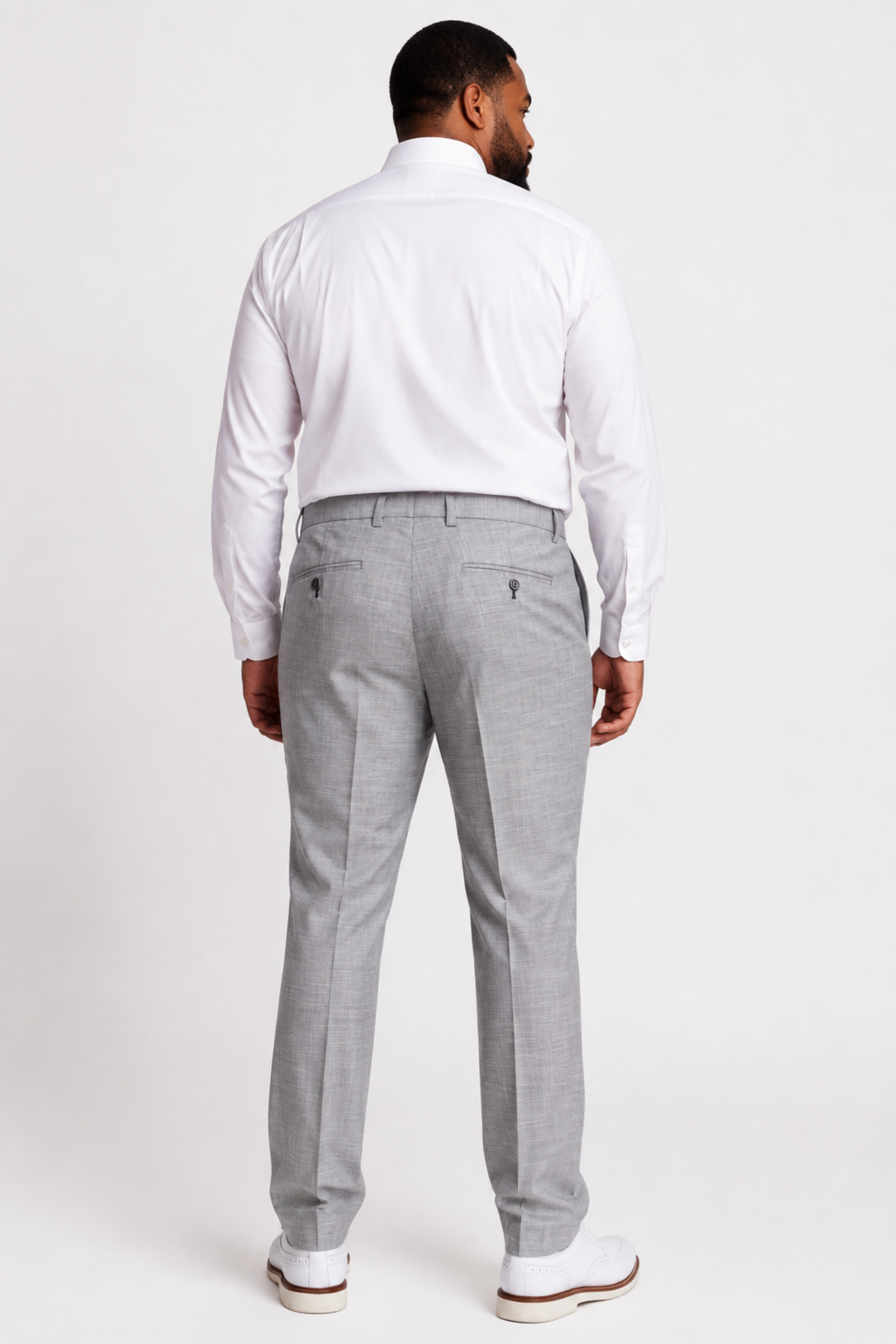 Big & Tall Downing Pants - Light Grey Shark