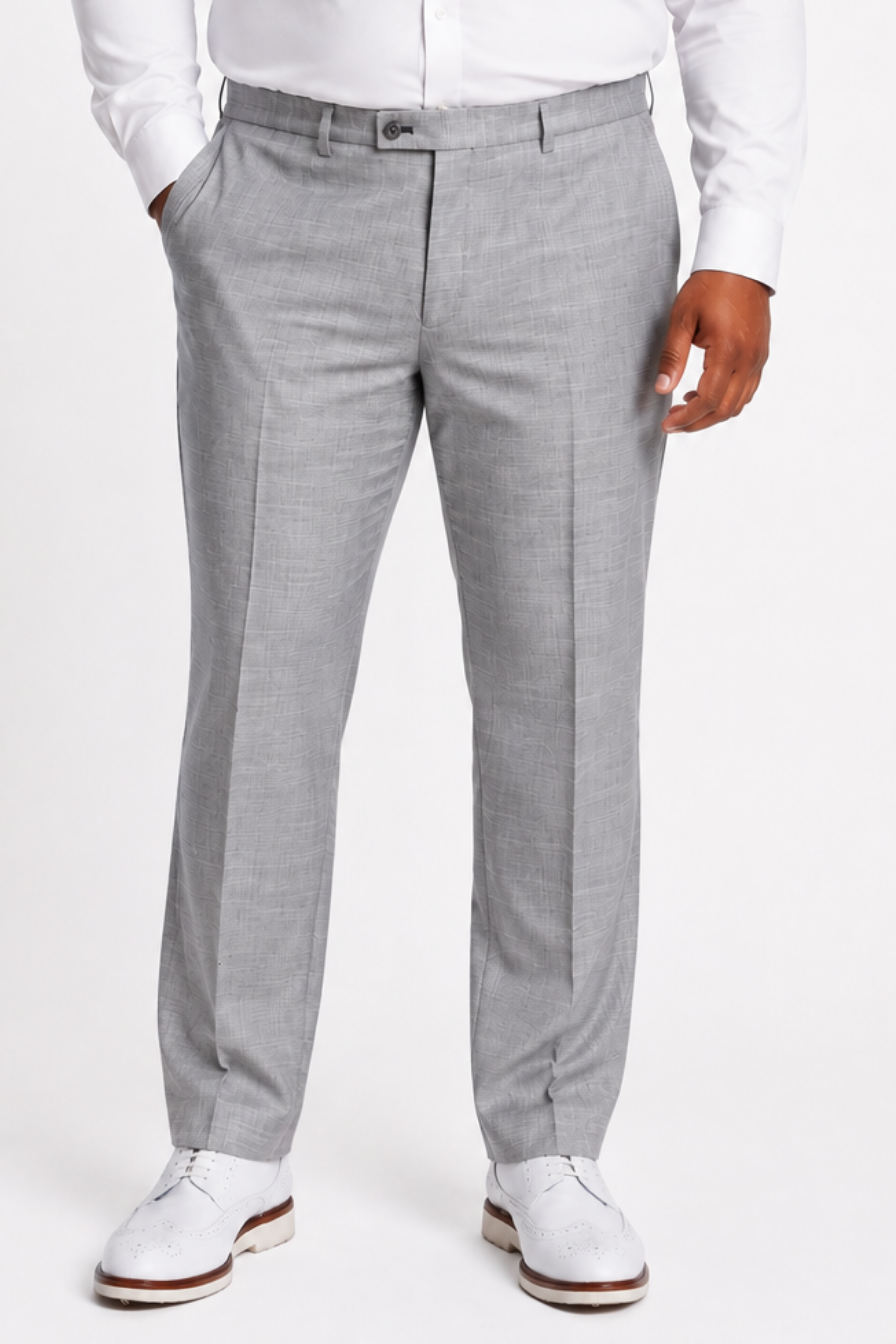 Big & Tall Downing Pants - Light Grey Shark