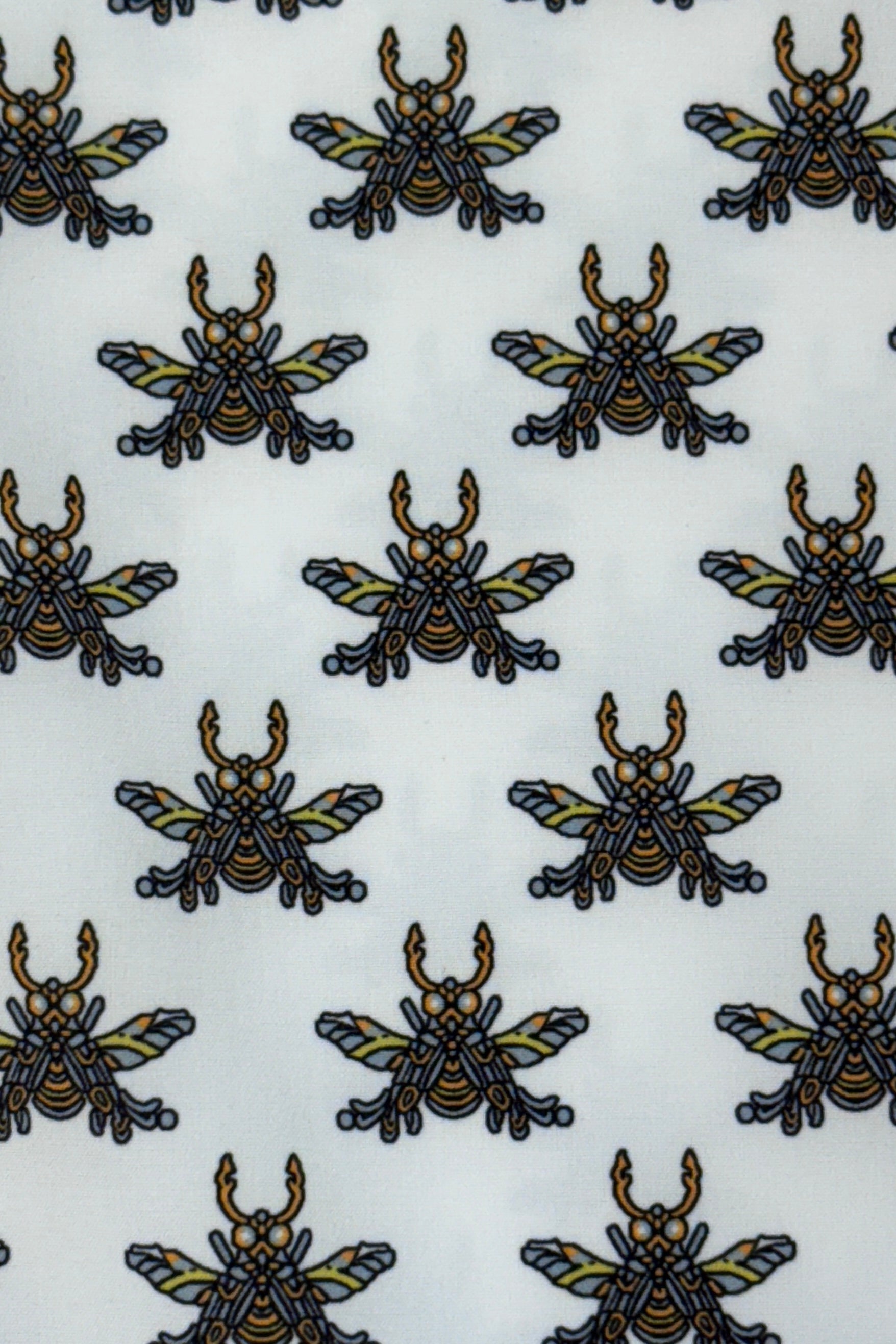 Gilby Swim Shirt - White Bees