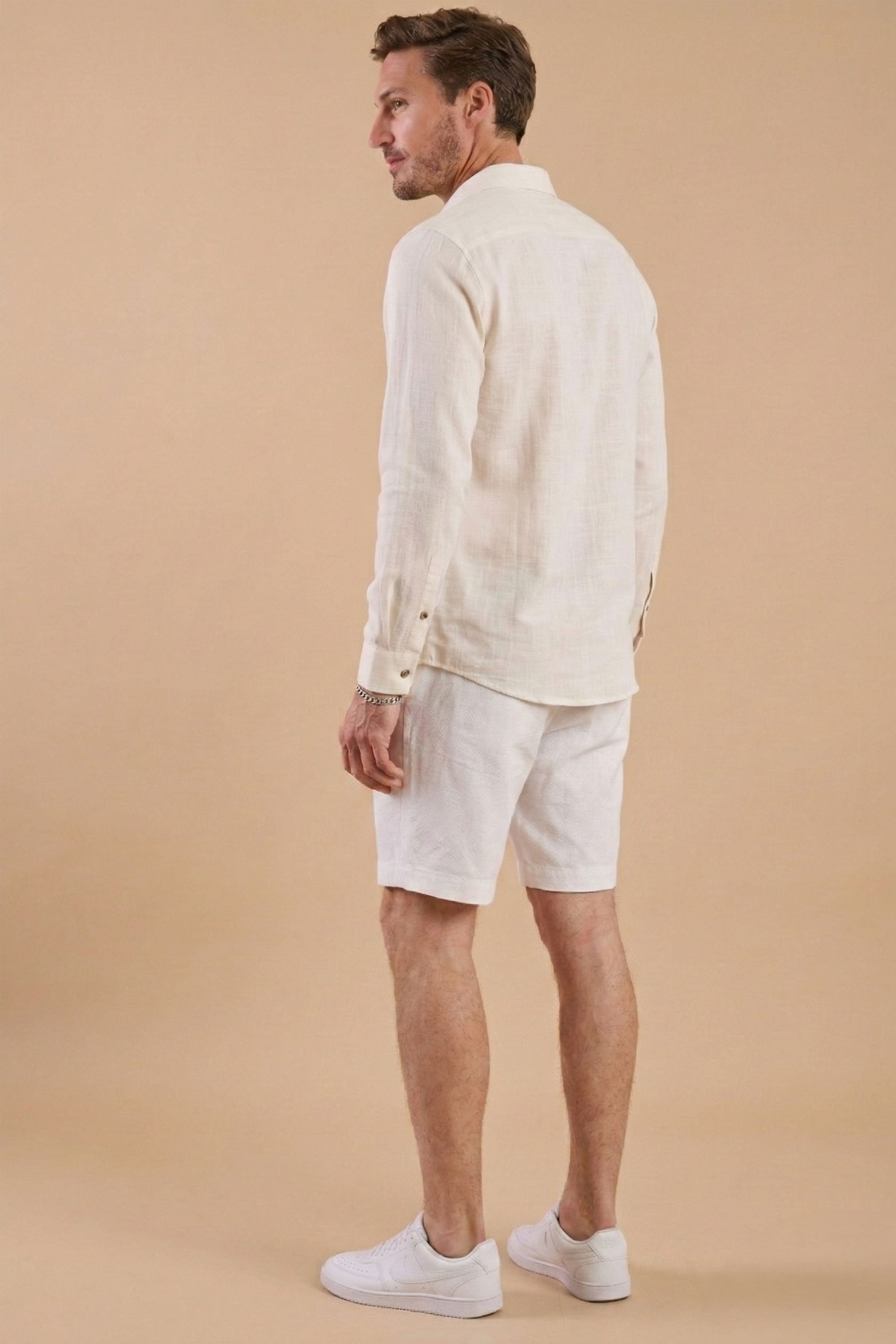 Felix Shorts - slim - White Linen