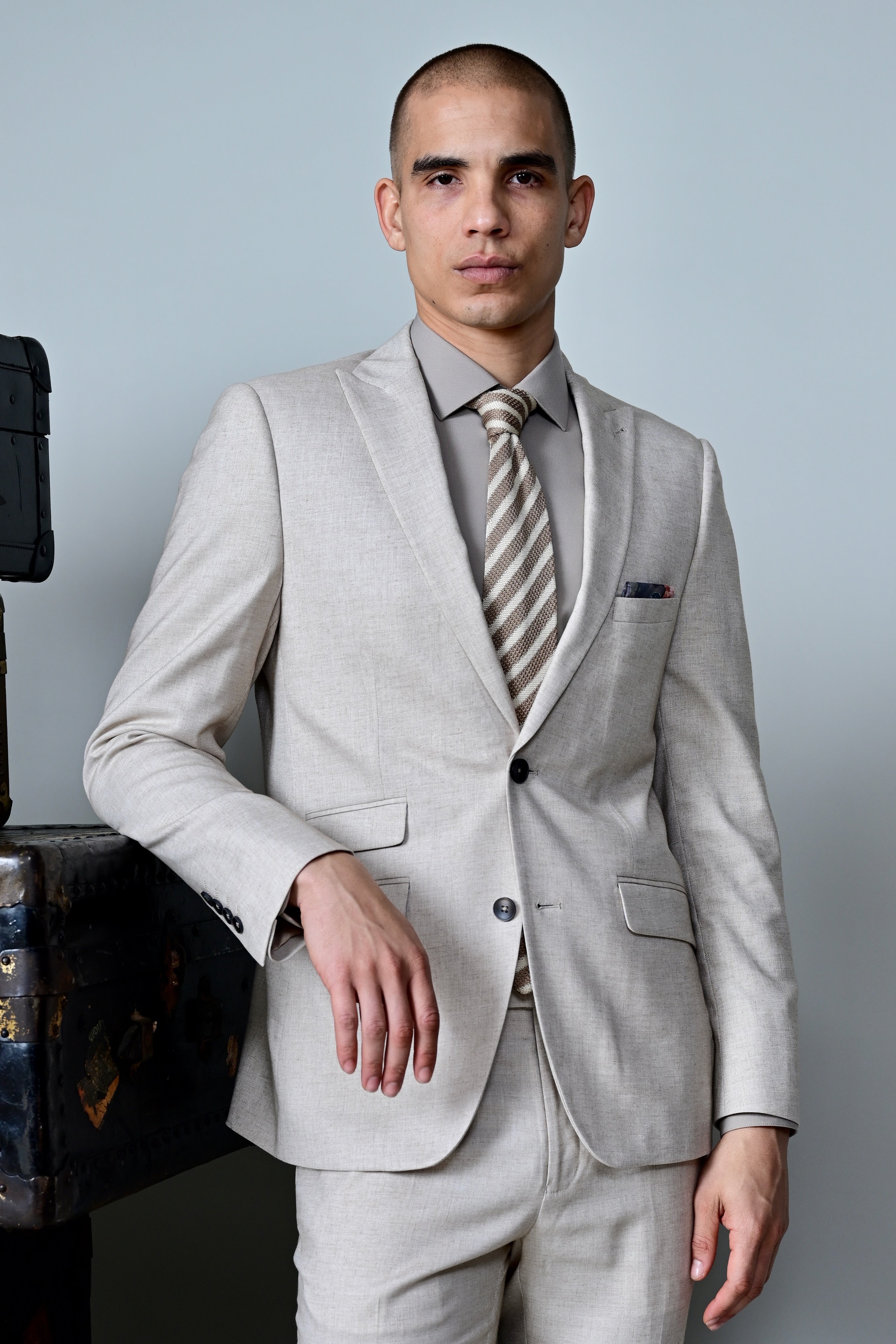 Ashton Peak Jacket - slim - Natural Beige