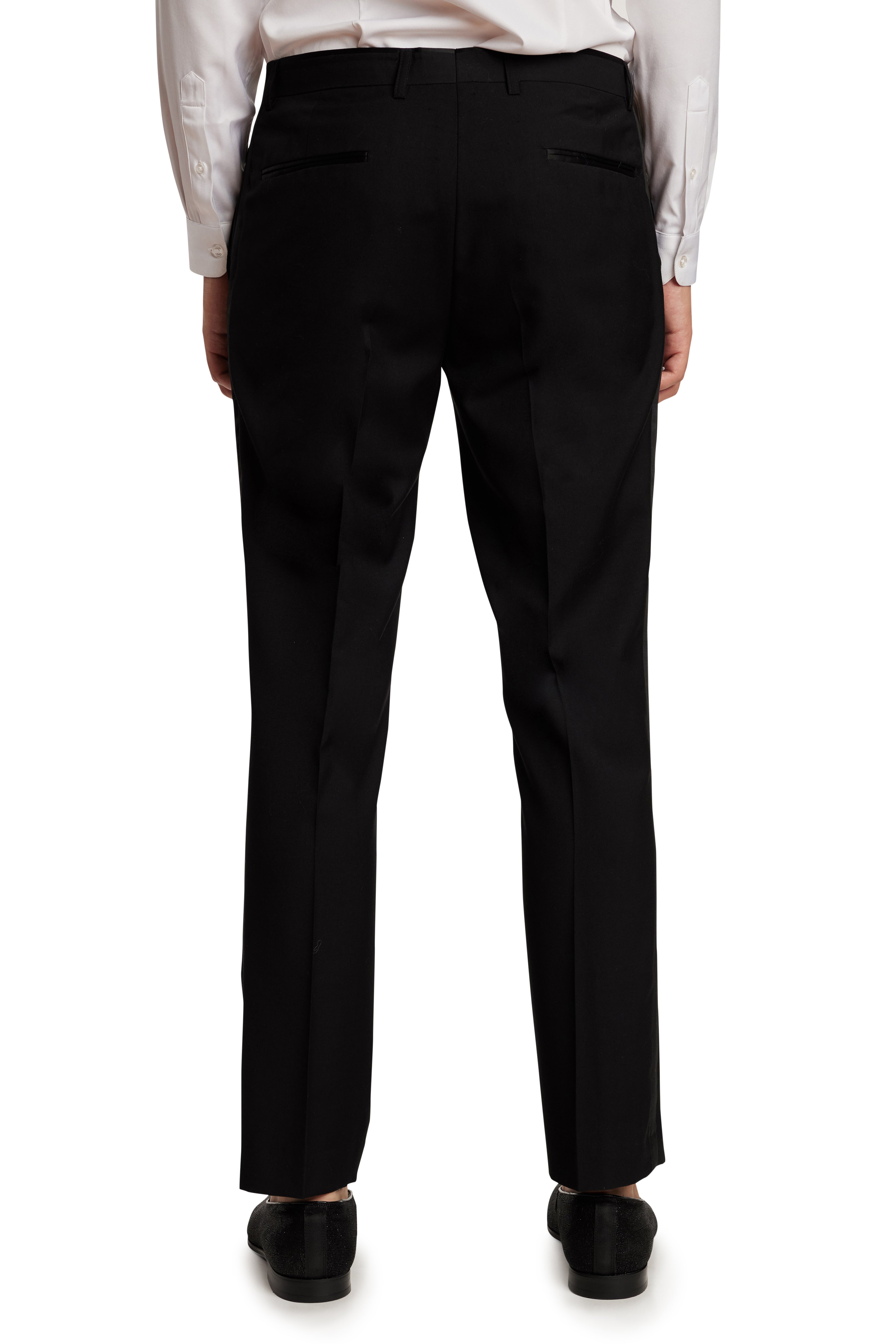 Sloane Tux Pants - slim - Black Stretch