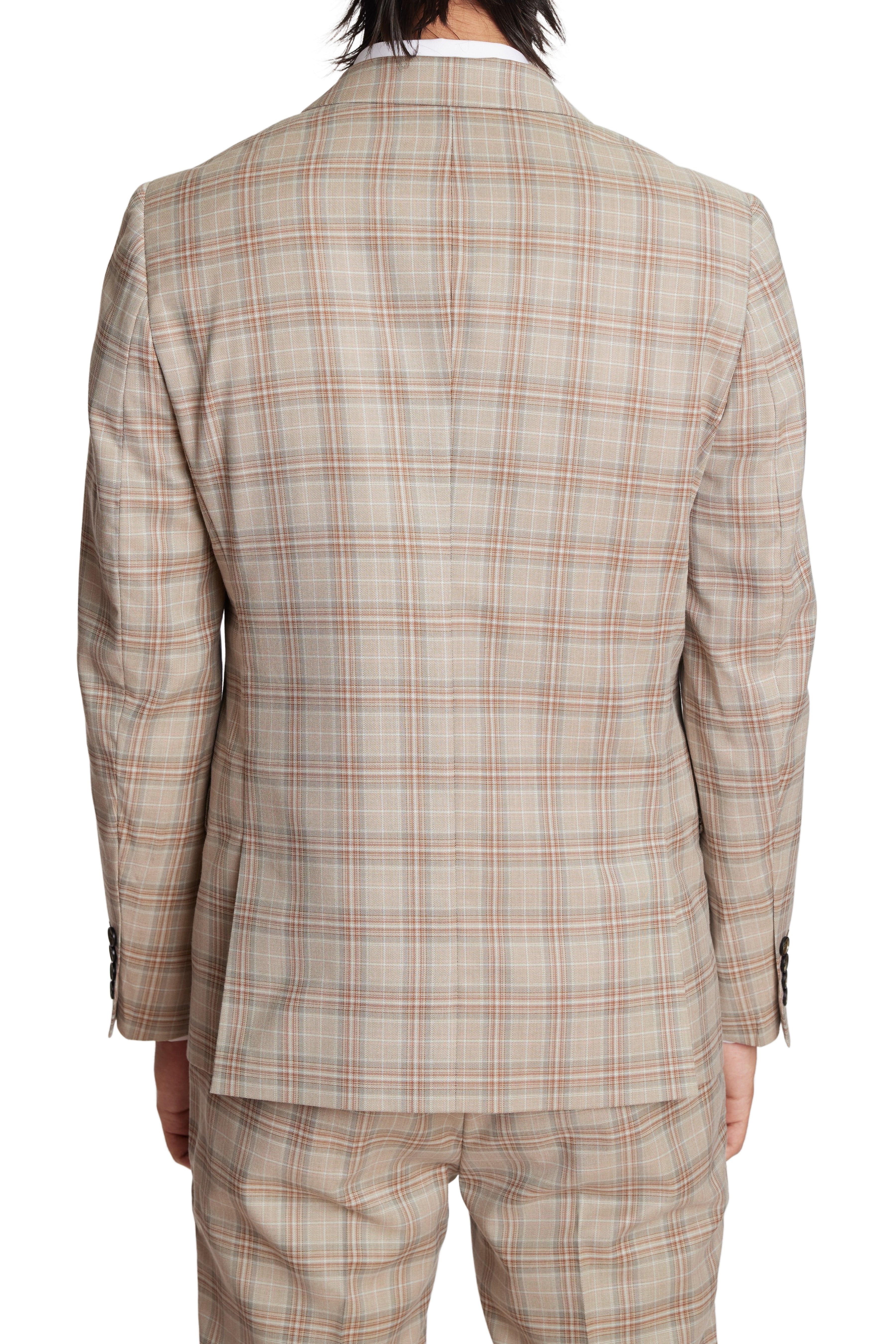 Ashton Peak Jacket - slim - Lt Khaki Check