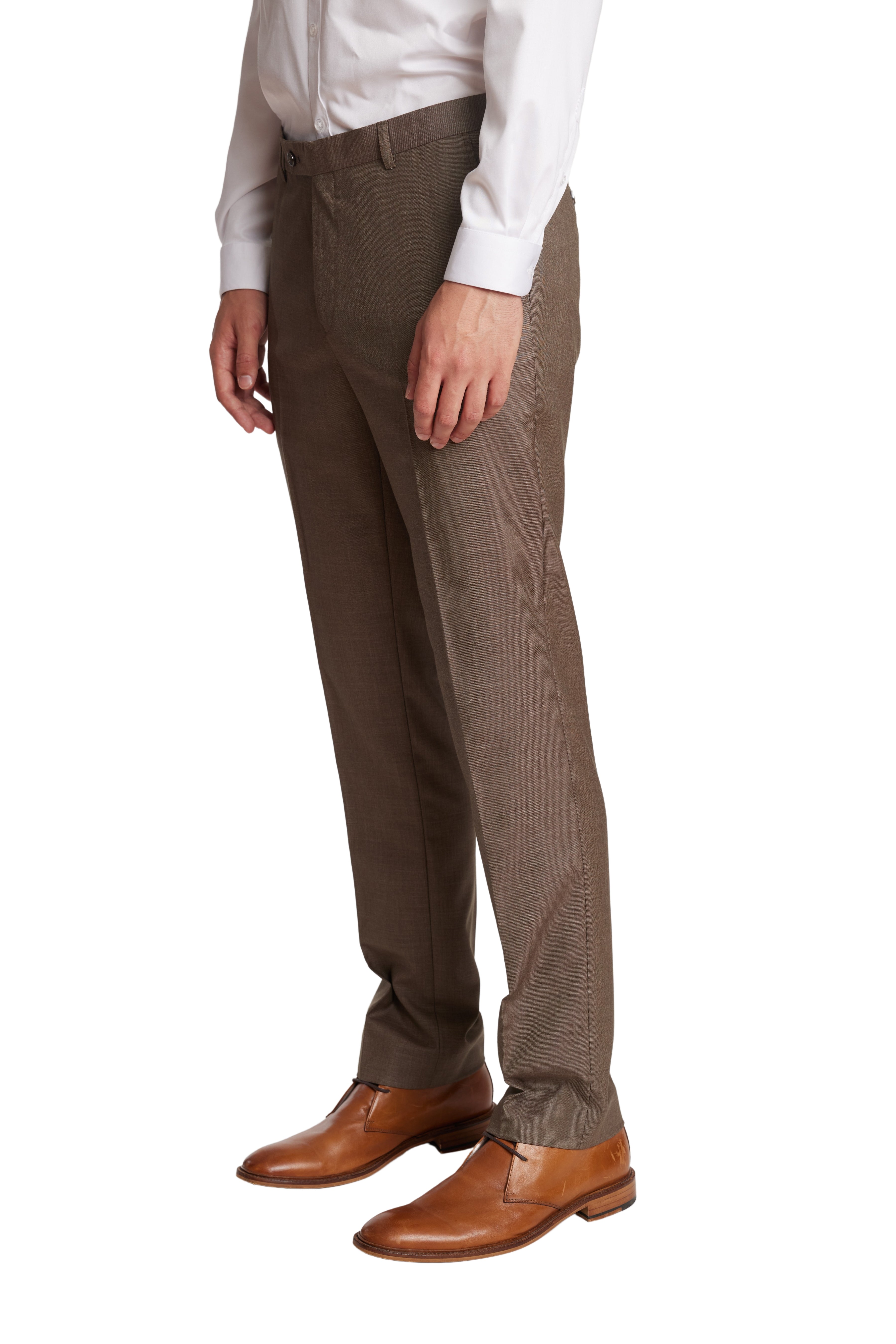 Modern Fit - Downing Pants - Dark Khaki Shark