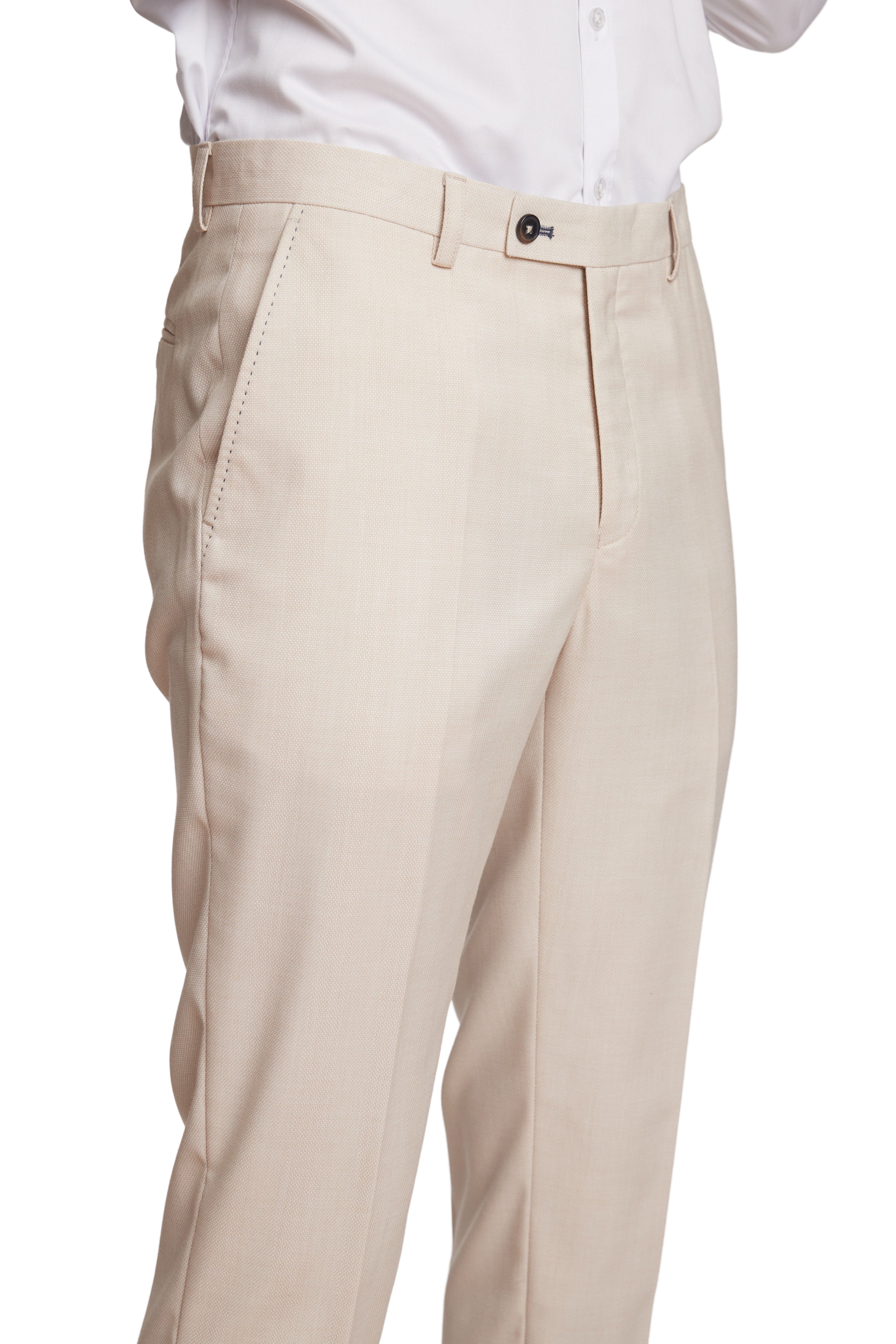 Big & Tall Downing Pants - Silken Cream