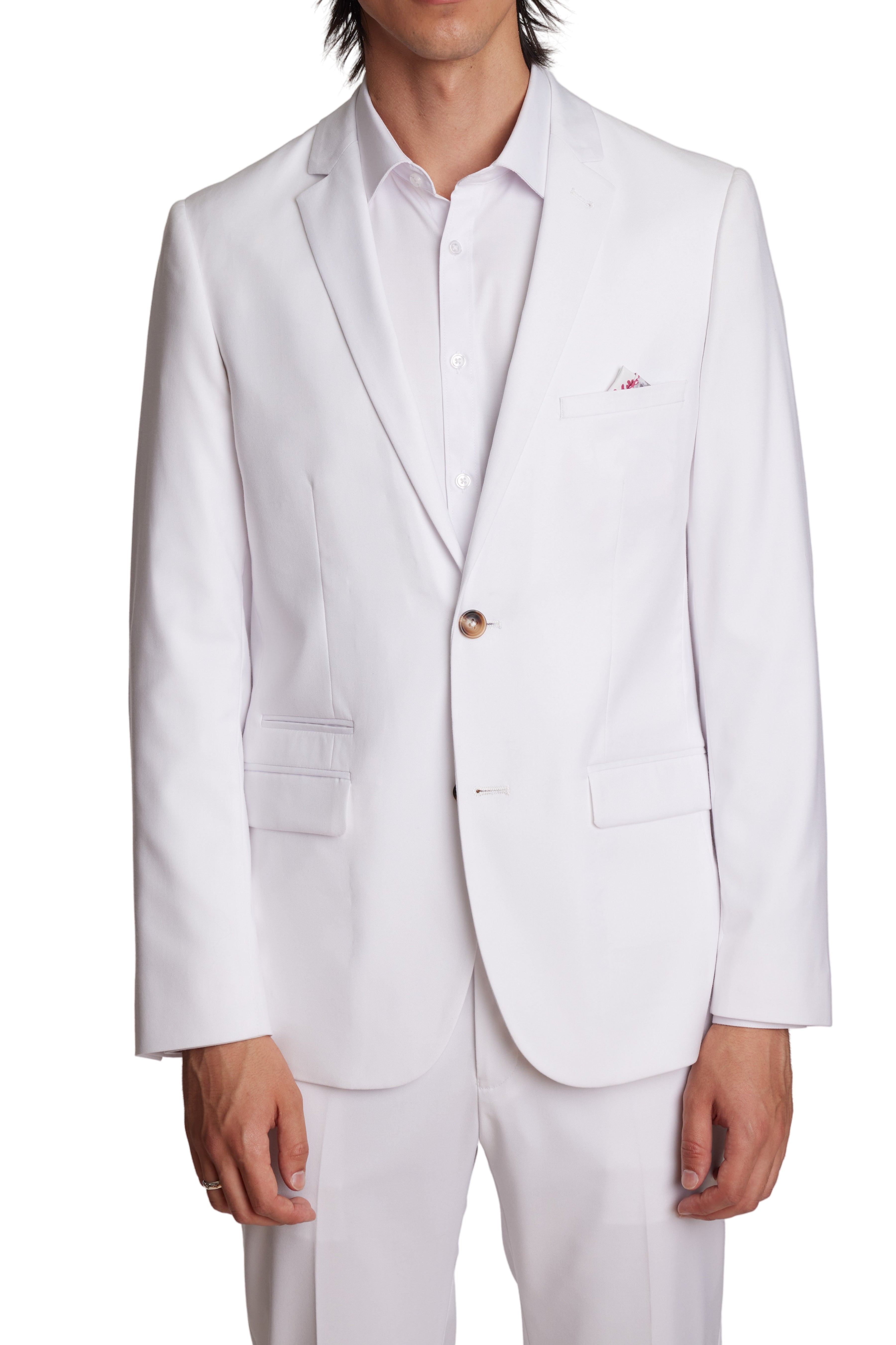 Dover Notch Jacket - slim - Summer White