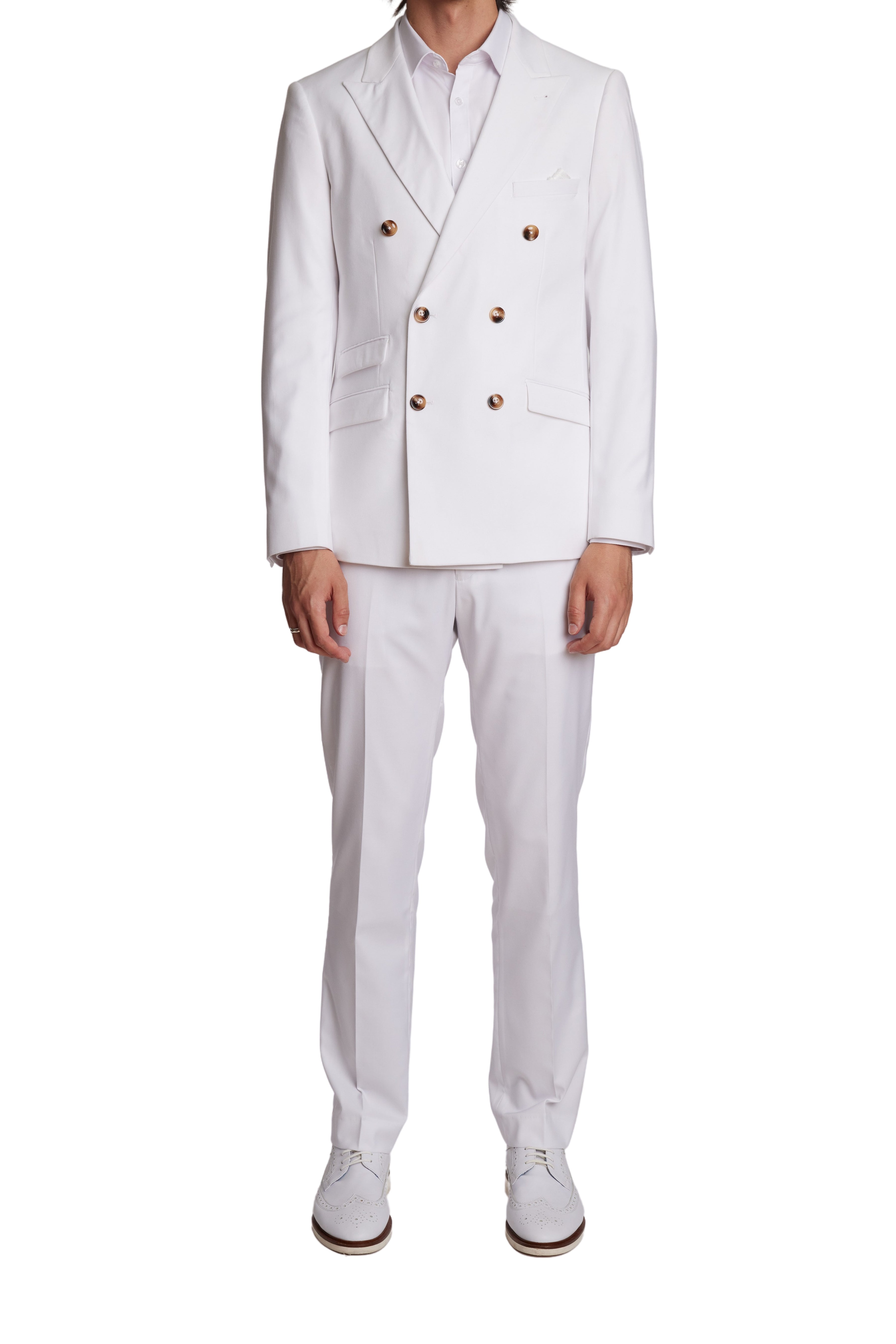 Soho Peak DB Jacket - slim - Summer White