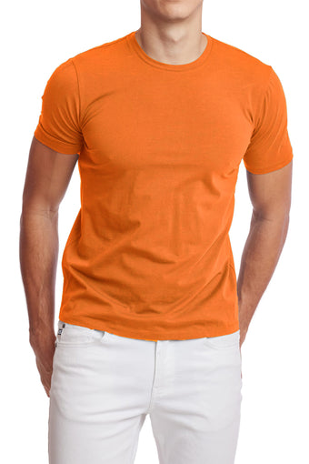 Lucas Crew T - Deep Peach