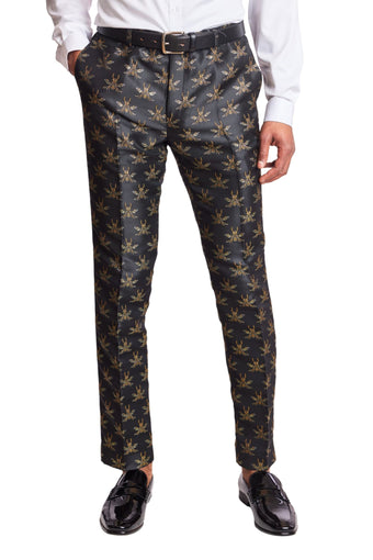 Sloane Tux Pants  - slim - Black Bees