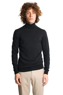  Luxe Fine Gauge Turtleneck - Dark Forest