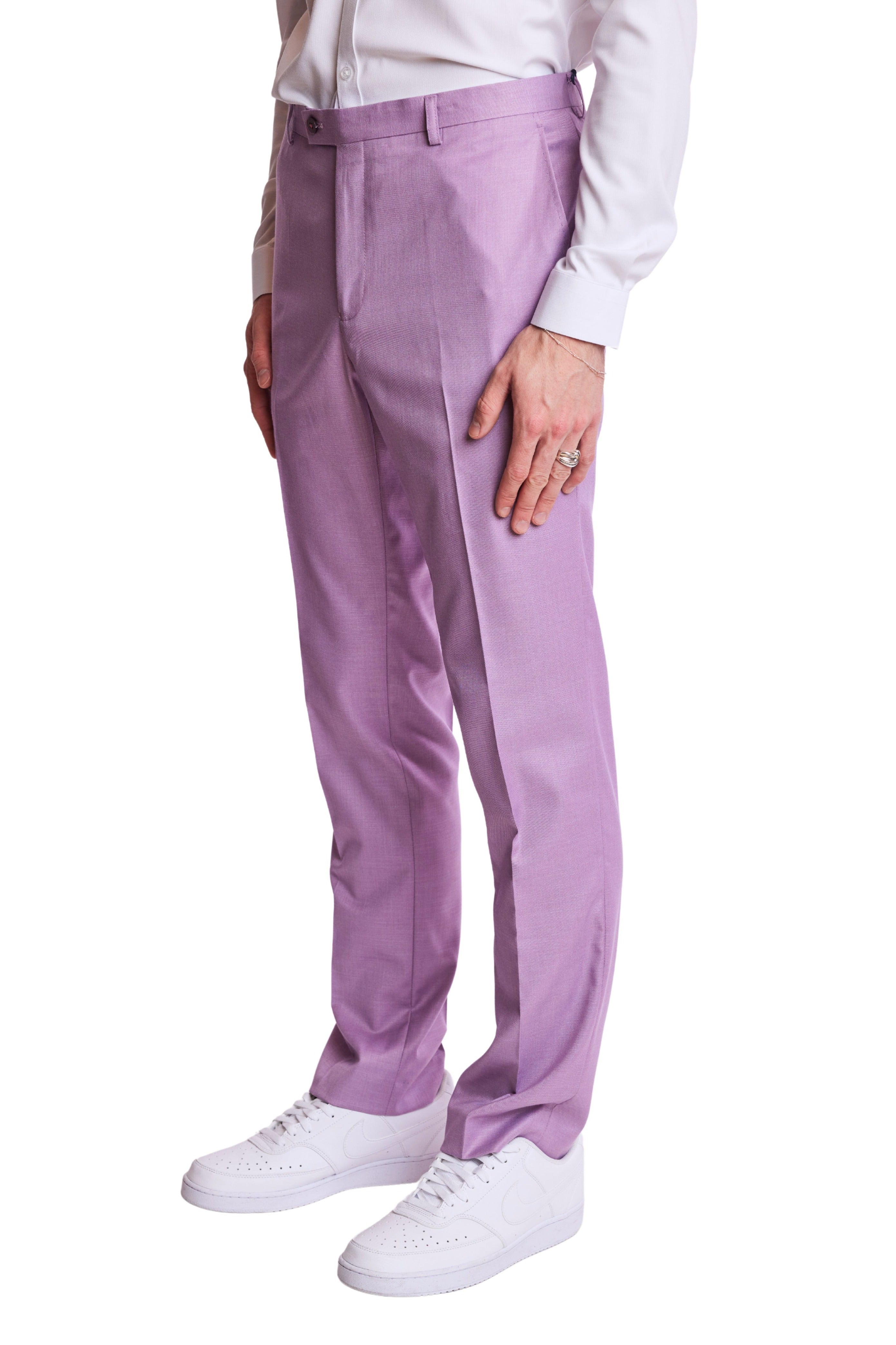 Downing Pants - slim - Lilac Shark