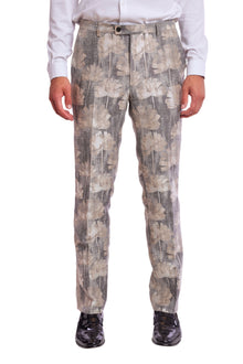  Sloane Tuxedo Pants - slim - Beige Haze Floral