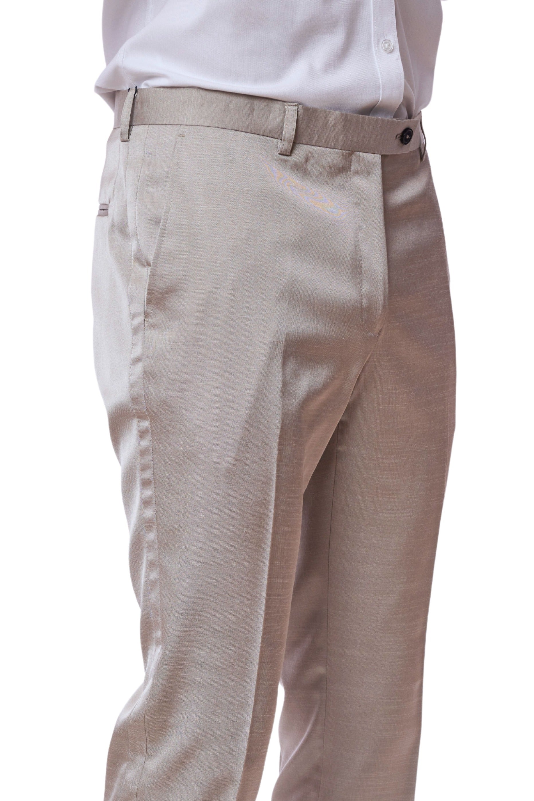 Sloane Tuxedo Pants - slim - Sable Beige