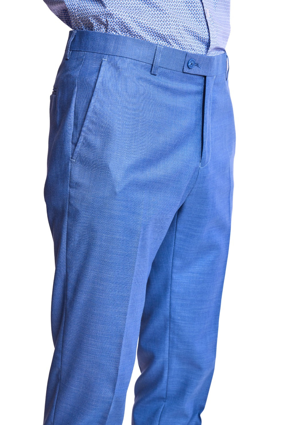 Downing Pants - slim - Blue Shark