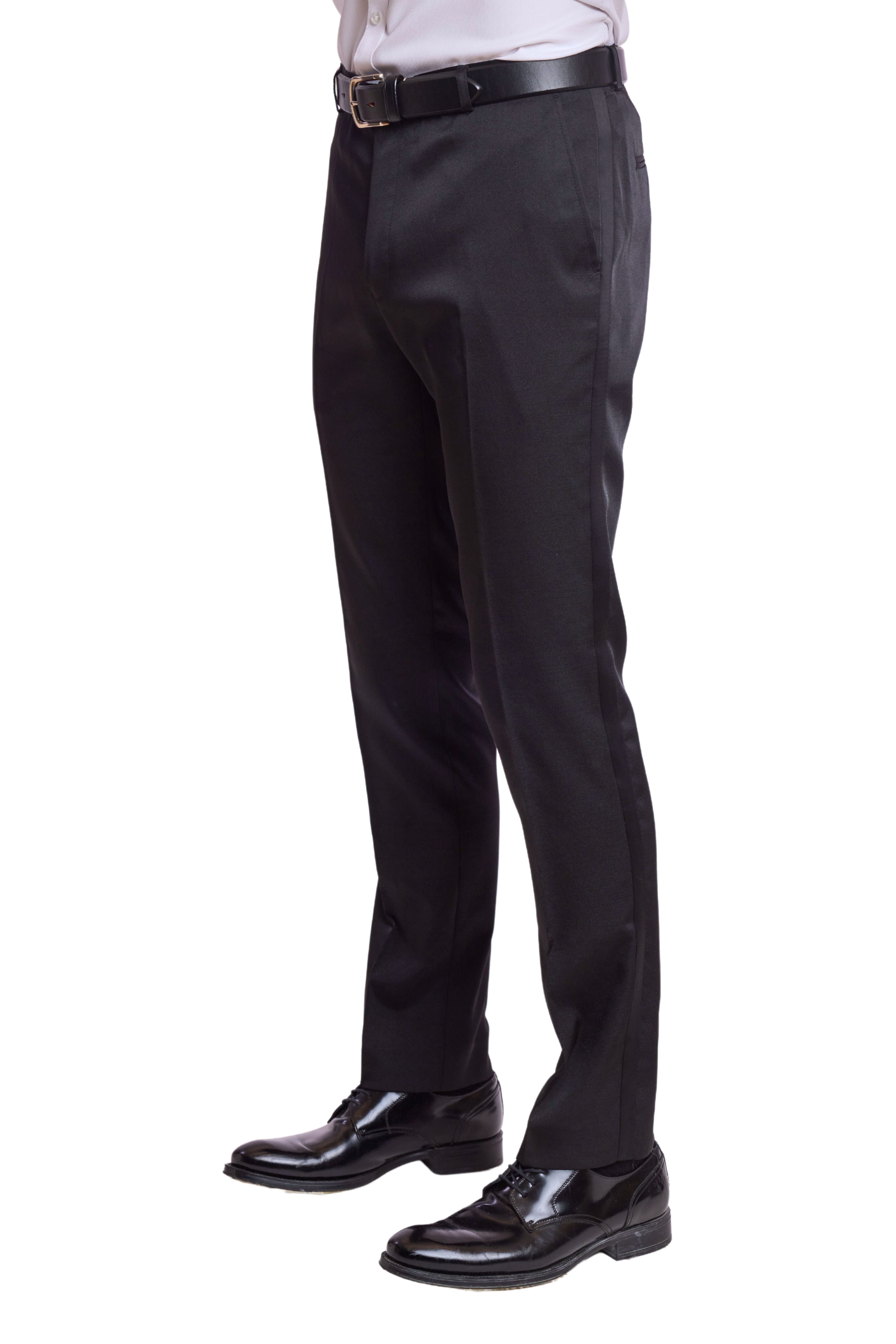 Sloane Tuxedo Pants - slim - All Black