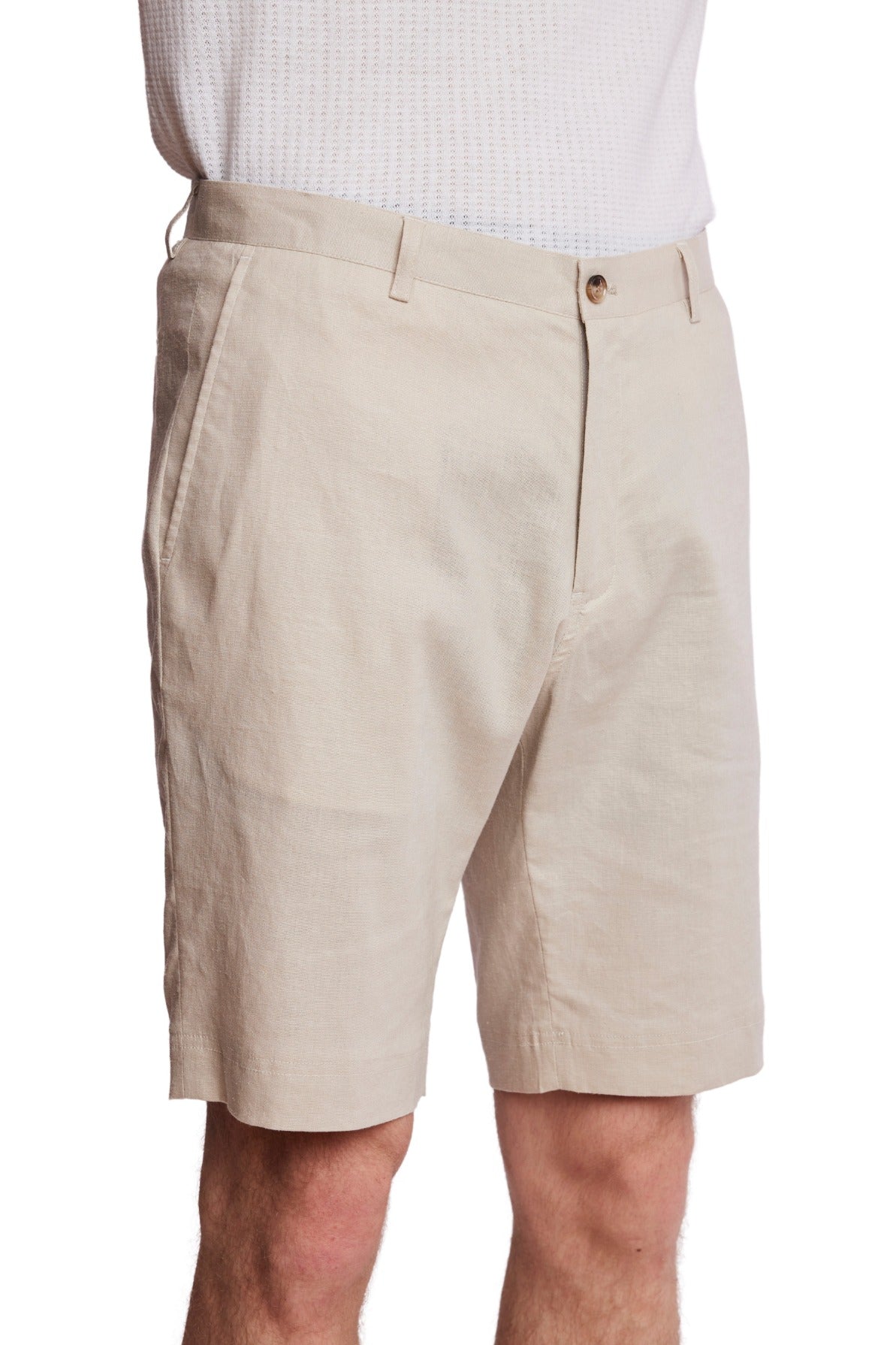 Felix Shorts - slim - Tan Linen