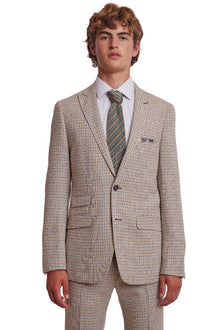  Ashton Peak Jacket - slim - Grey Wht Yell Gingham