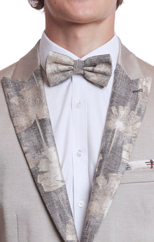  Bradley Bow Tie - Beige Haze Floral