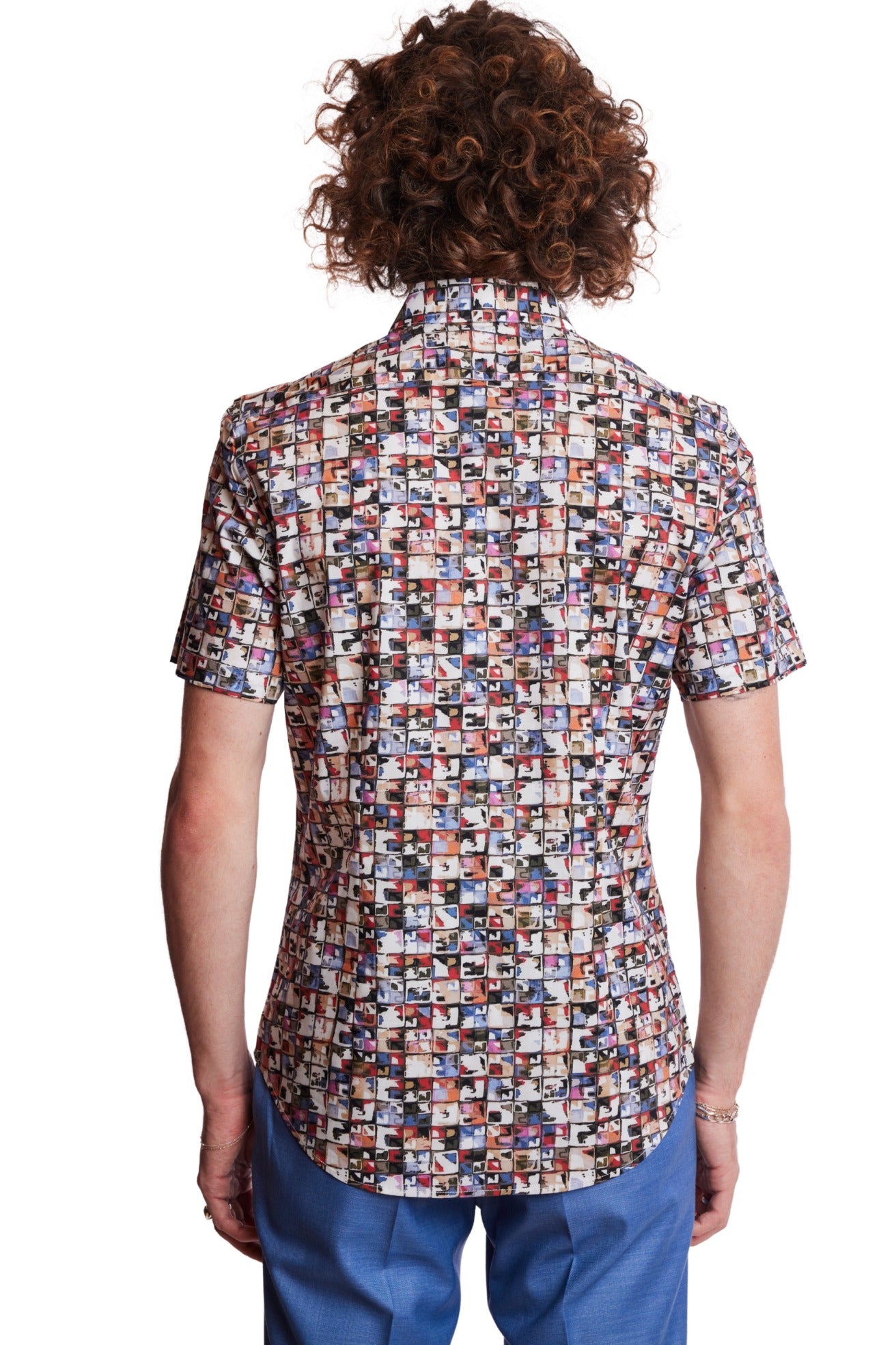 S/S Sawyer shirt - Colorful Squares