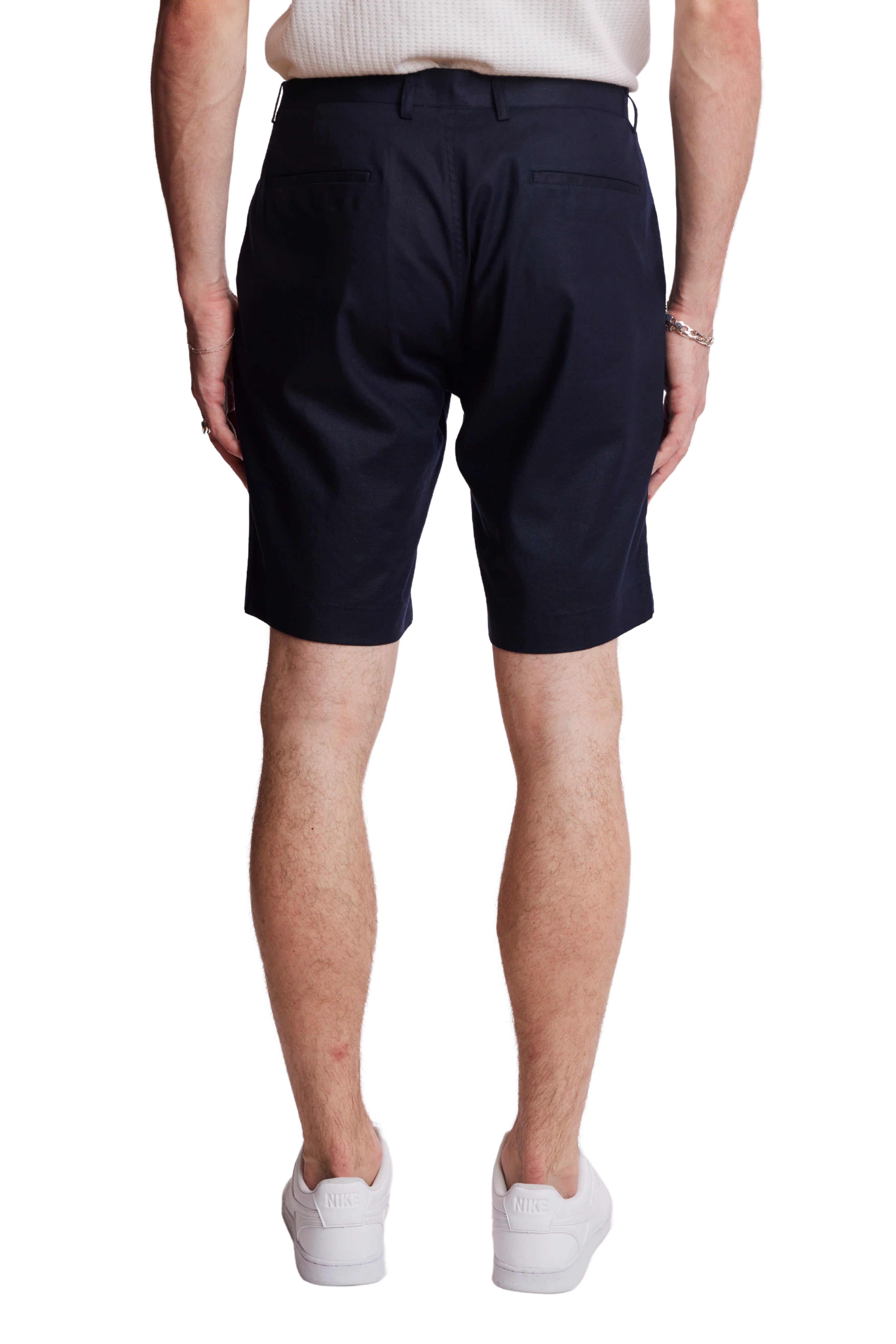 Felix Shorts - slim - Navy Linen