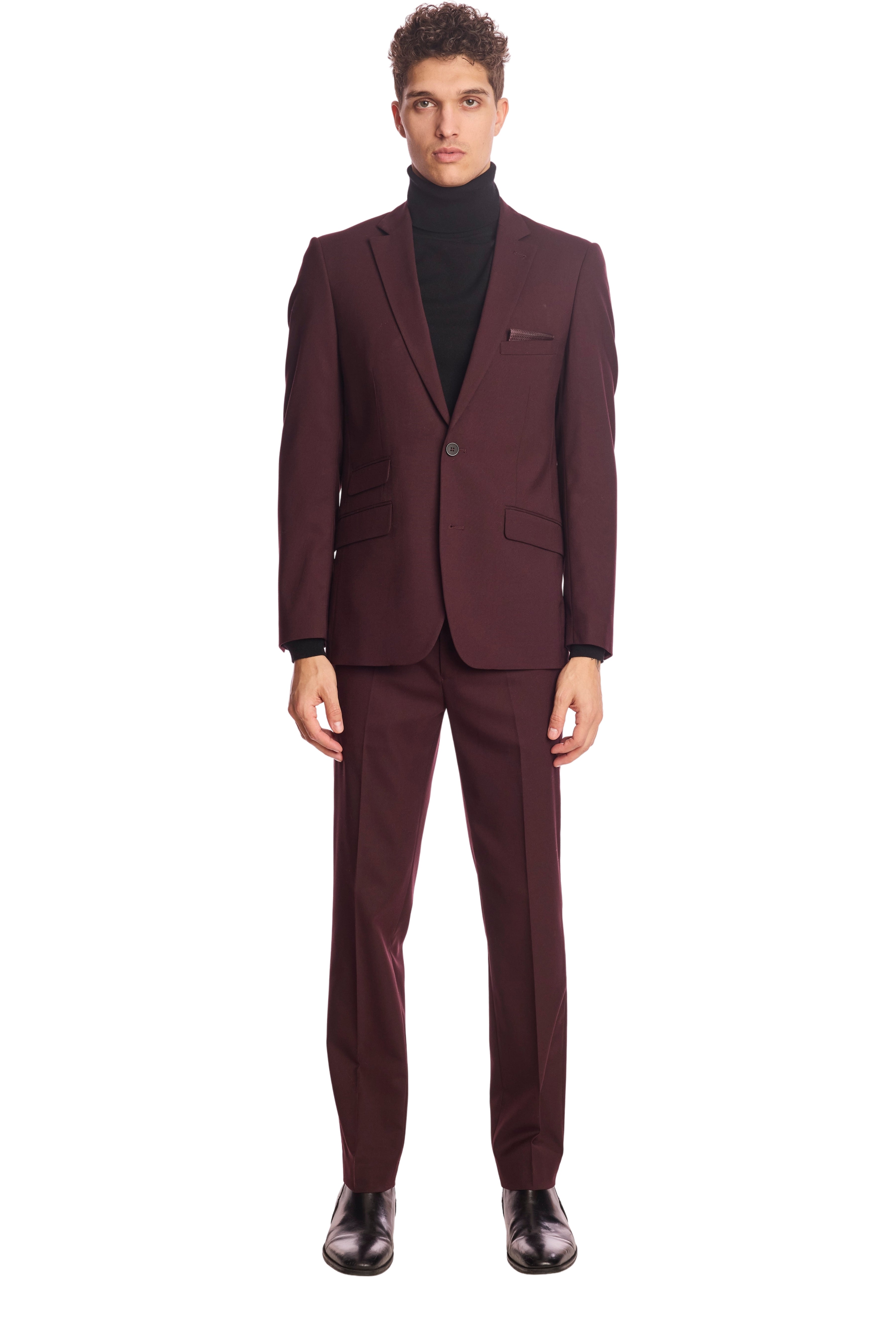 Dover Notch Jacket - slim - Burgundy Winter Wine