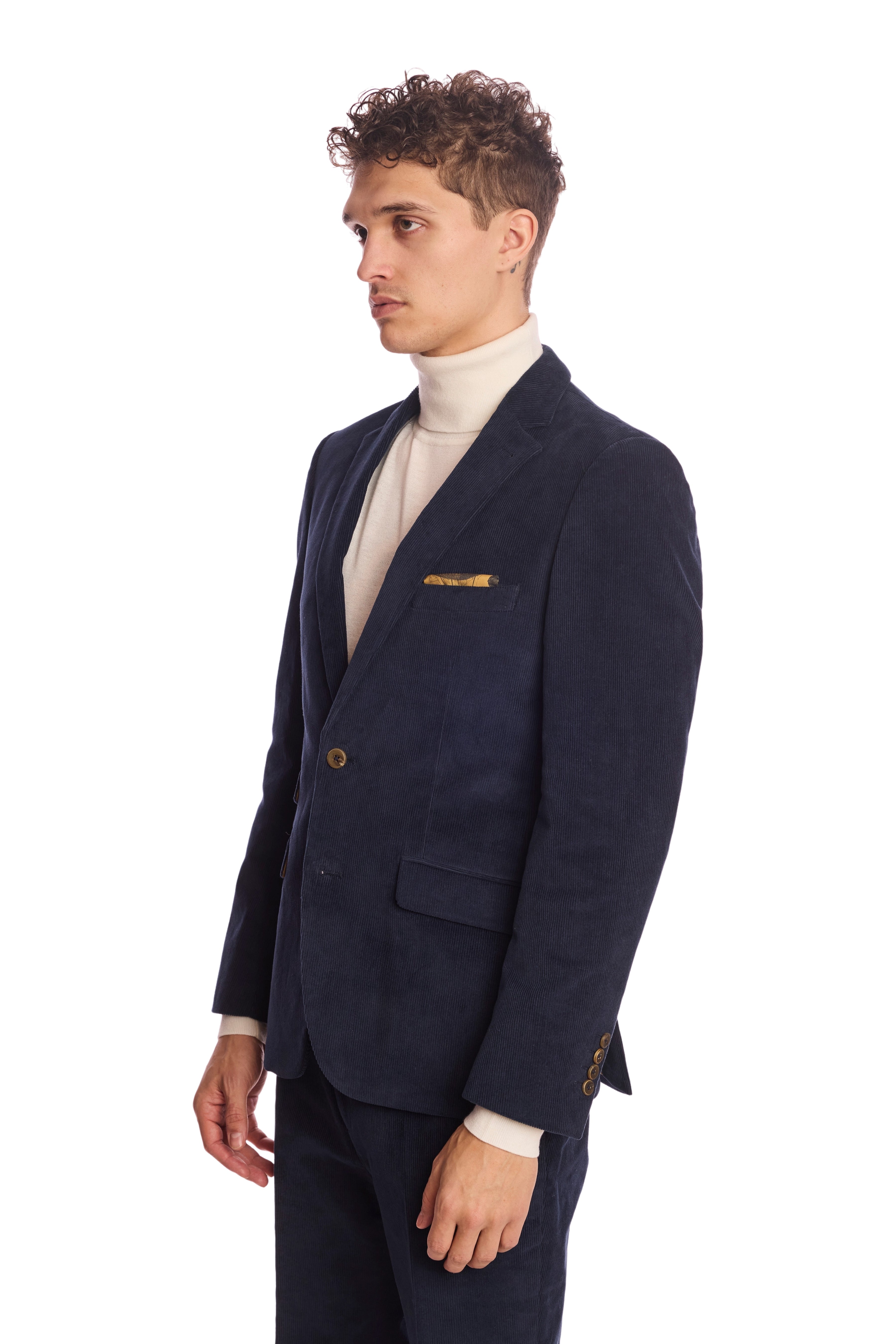 Dover Notch Jacket - slim - Deep Navy Cord