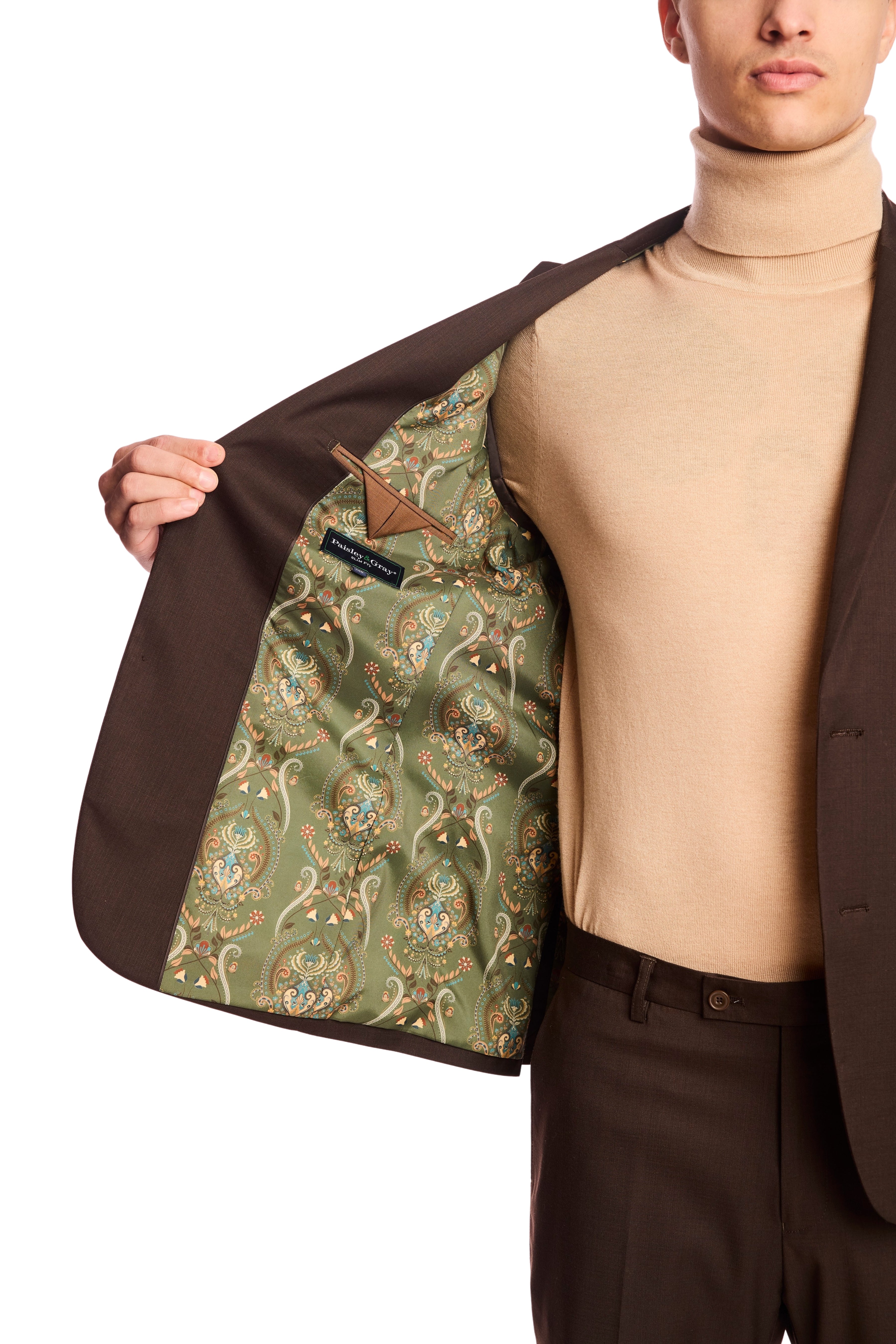 Dover Notch Jacket - slim - Dark Chocolate