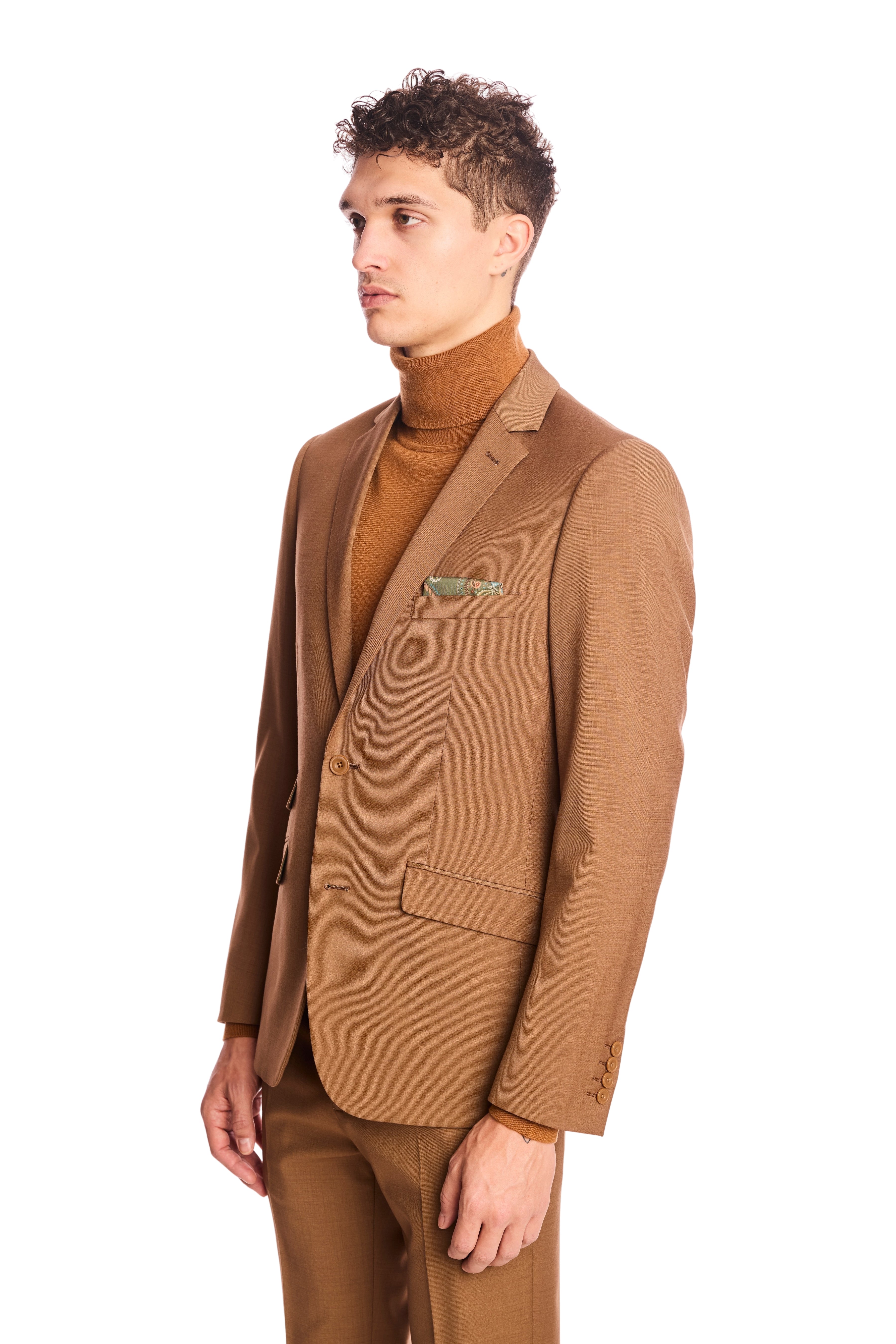 Dover Notch Jacket - slim - Deep Tan