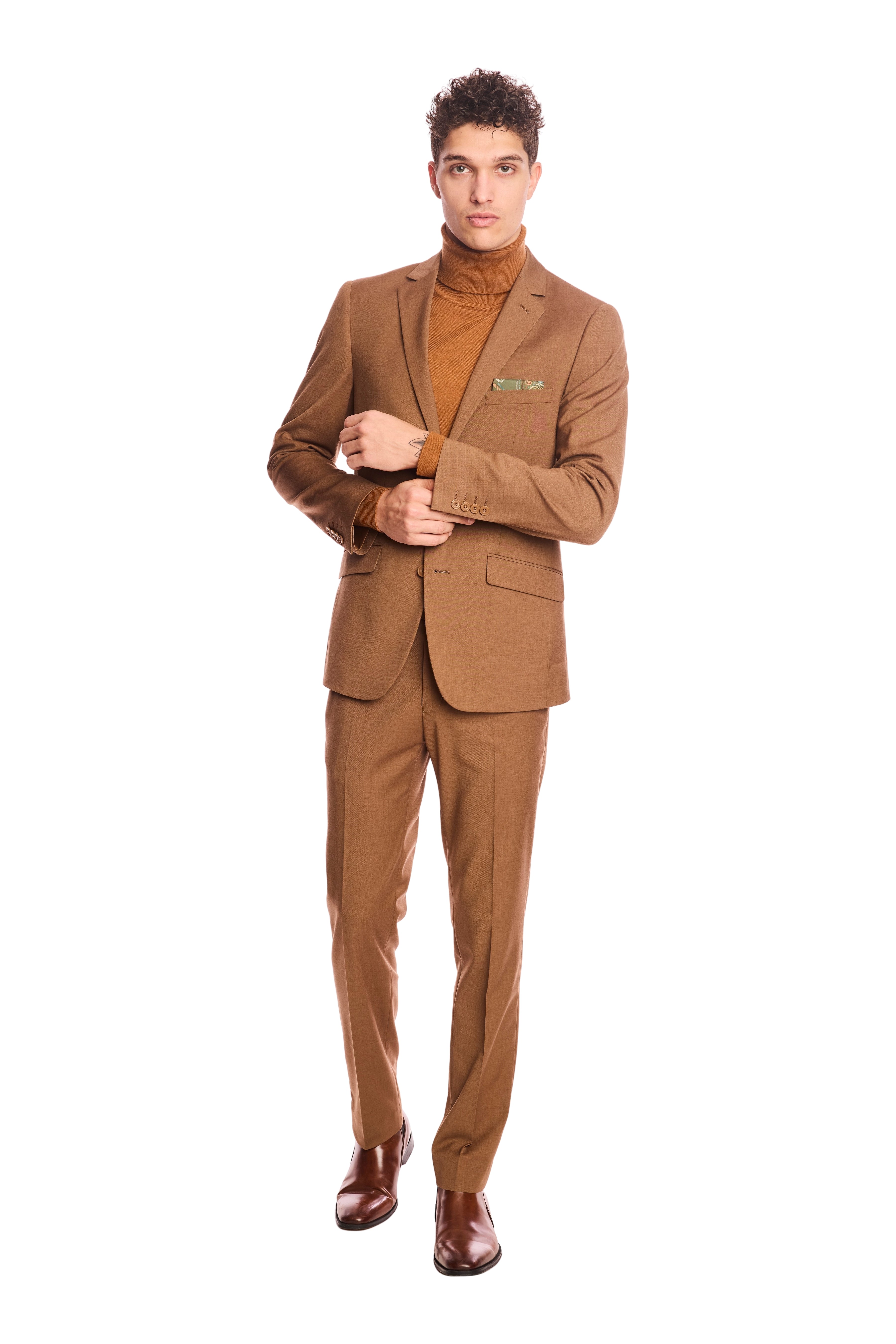 Dover Notch Jacket - slim - Deep Tan