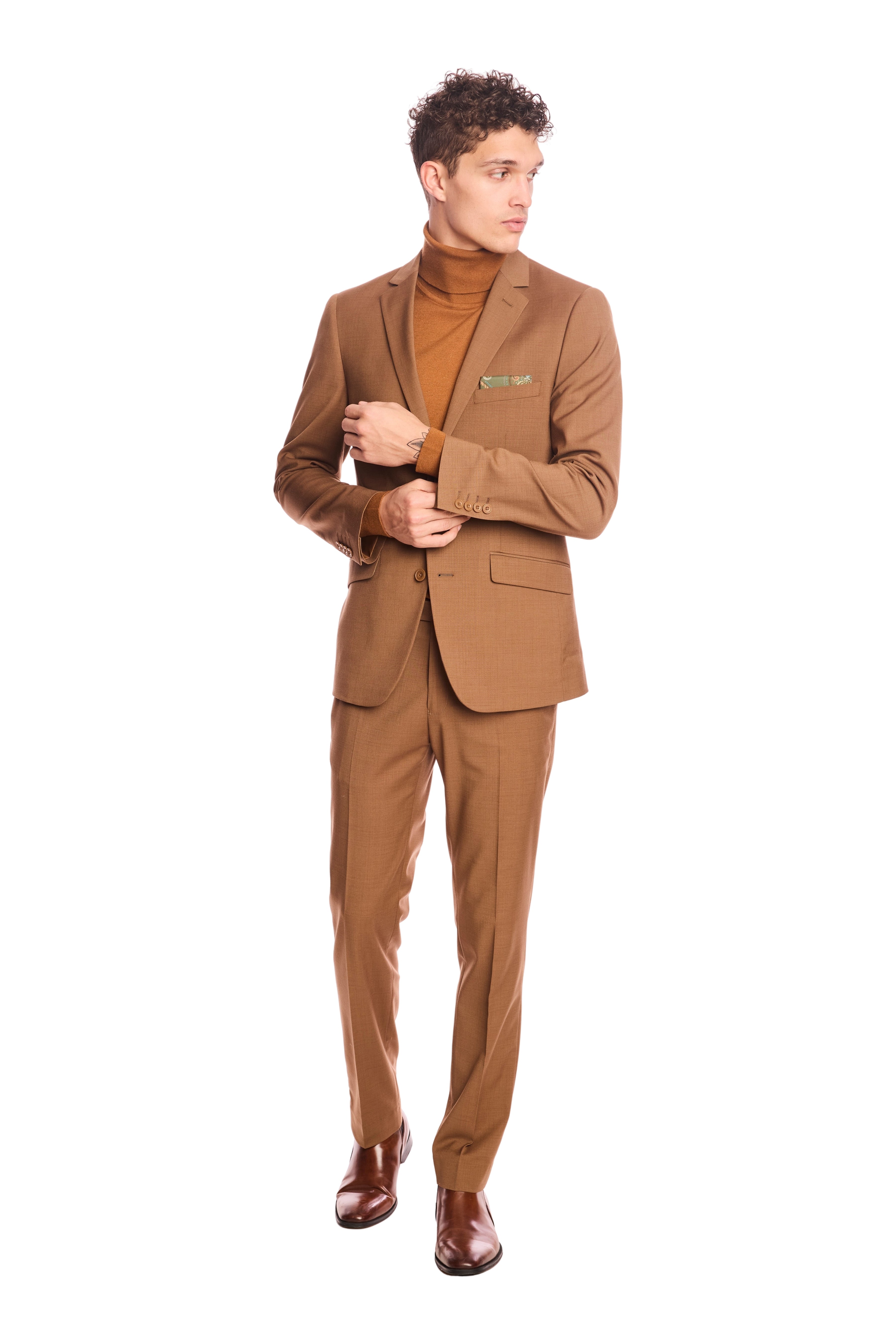 Dover Notch Jacket - slim - Deep Tan