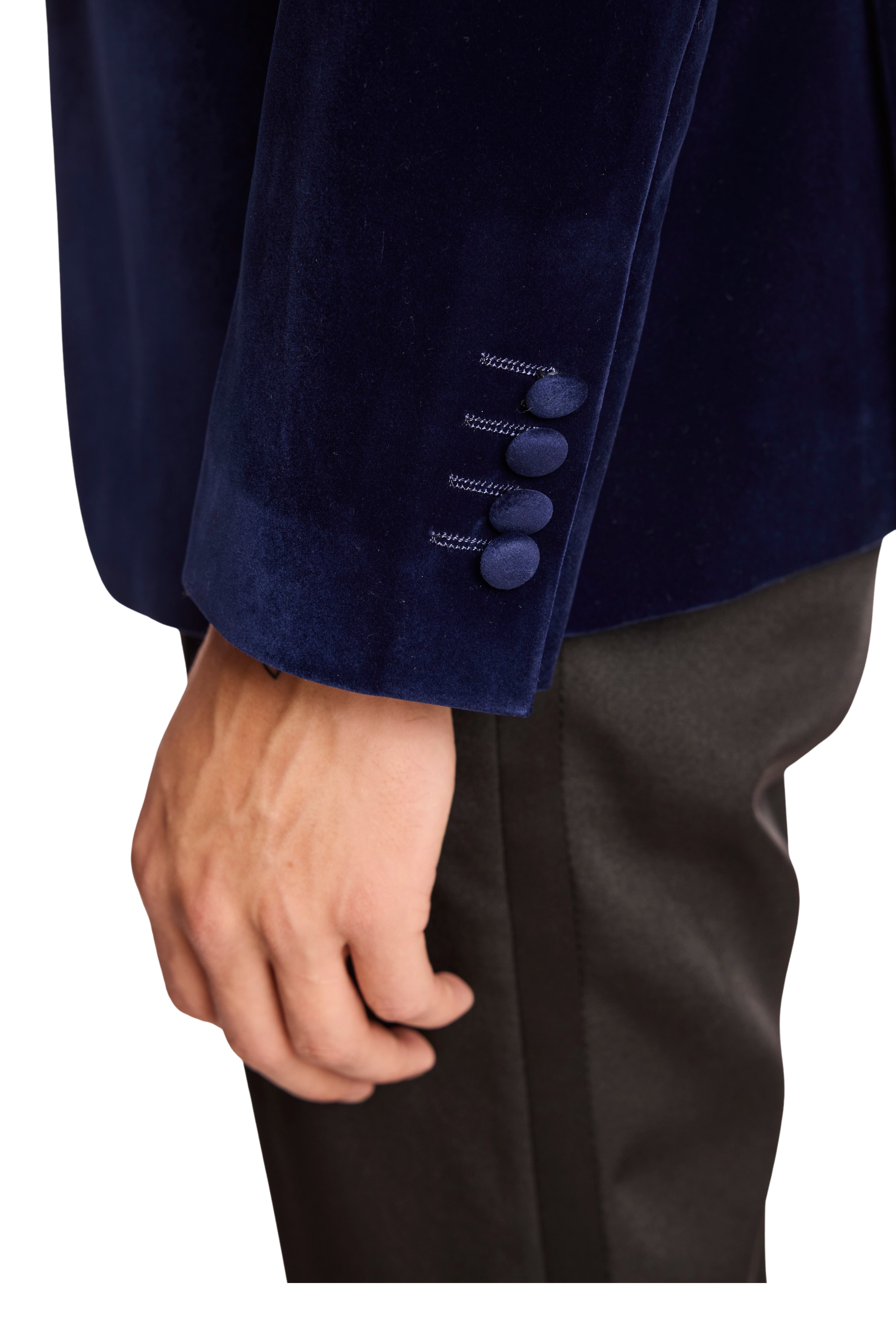 Kyle Big Peak Tux Jacket - slim - Dusk Velvet