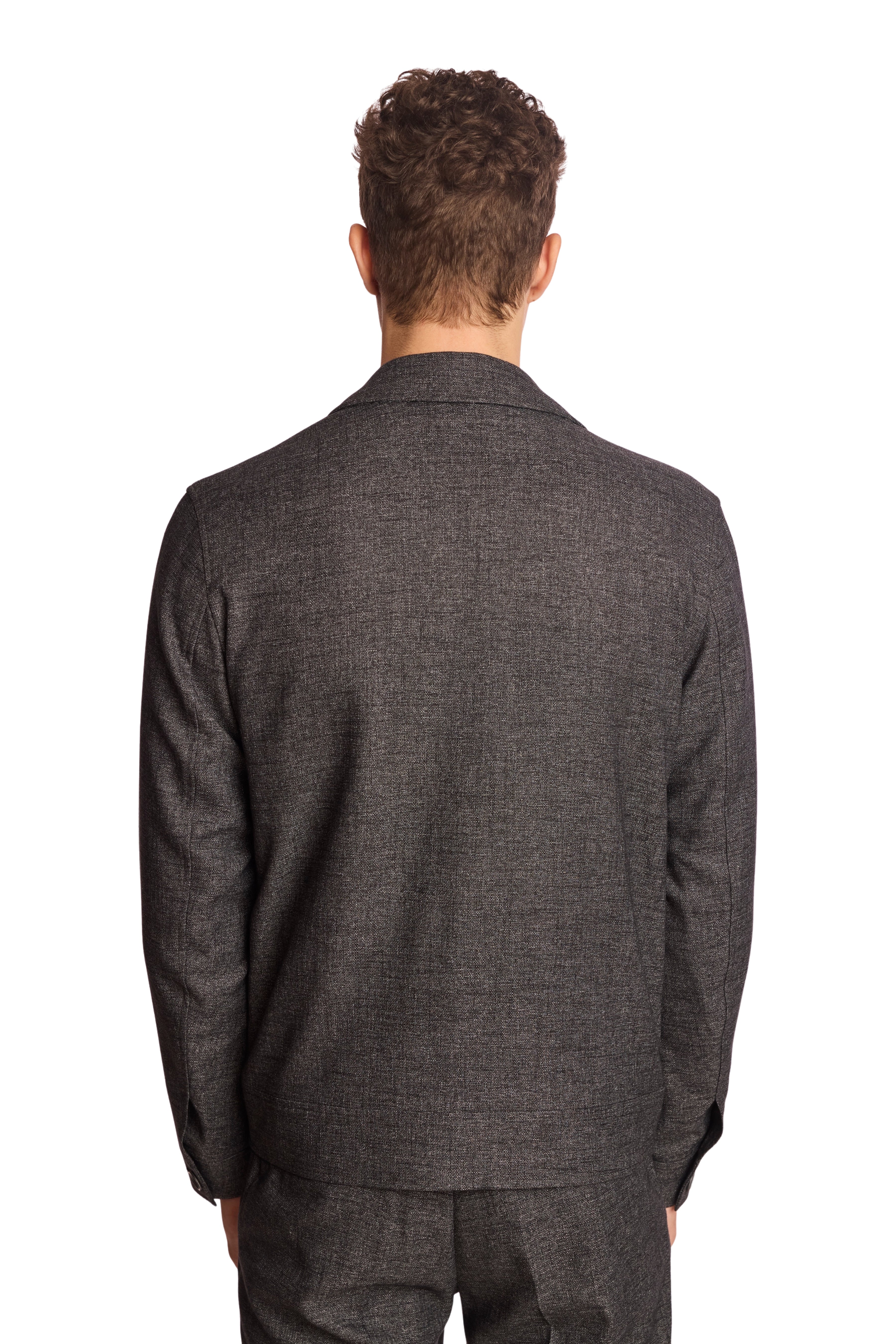 Hilo Button Jacket - Charcoal