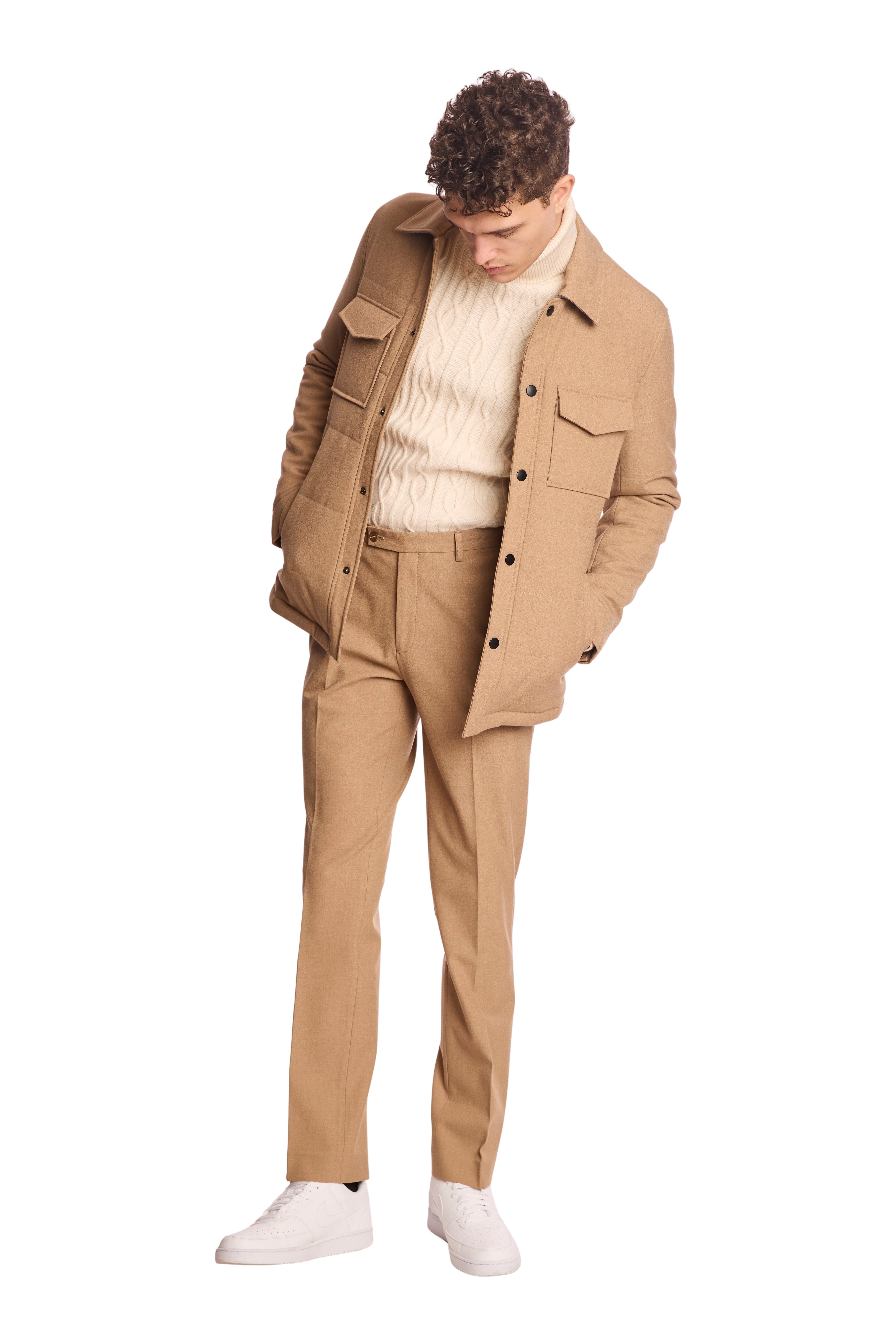 Quincy Quilted Jacket - Light Camel